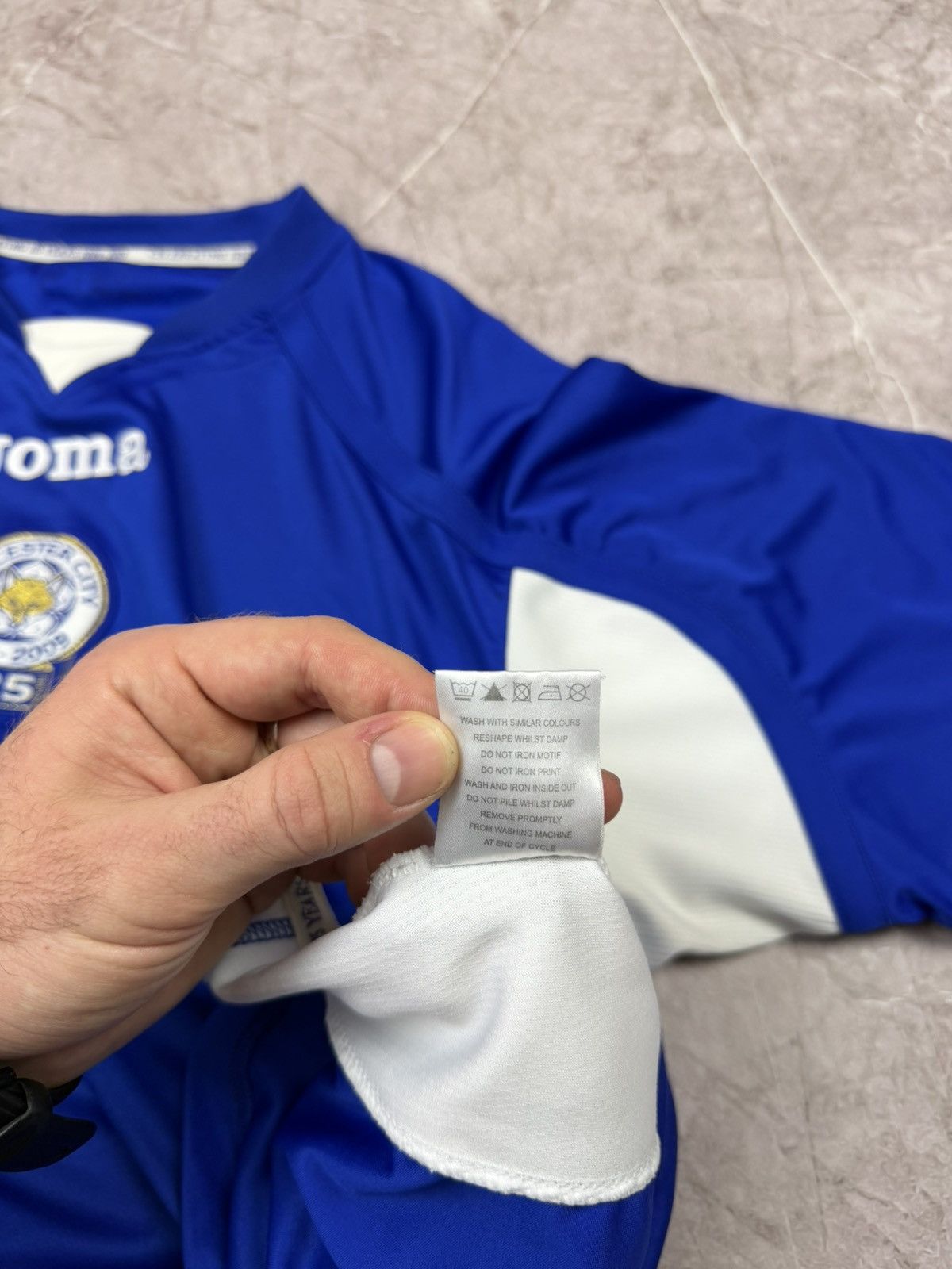 Joma Leicester City 2008/09 Joma Football Shirt Size US XL / EU 56 / 4 - 10 Thumbnail