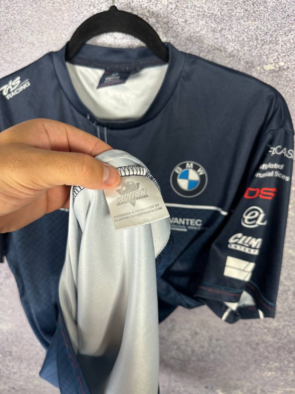 BMW BMW Tyco Motorrad Short Sleeve Jersey Motorsport Medium Size US M / EU 48-50 / 2 - 13 Thumbnail