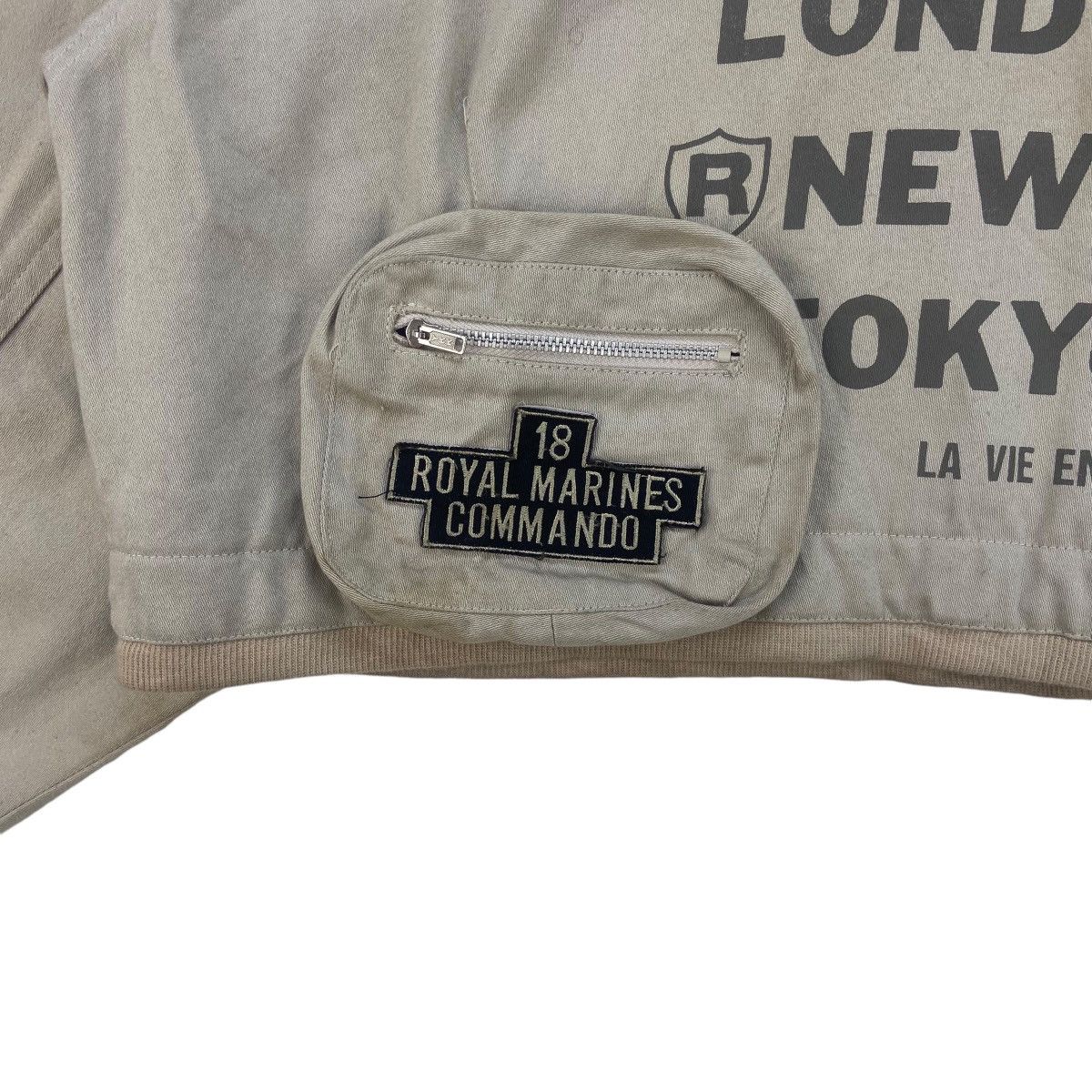 Japanese Brand × Vintage Vtg La Vie En Rose 18 Royal Marines Commando Cropped Jacket Size US M / EU 48-50 / 2 - 12 Thumbnail