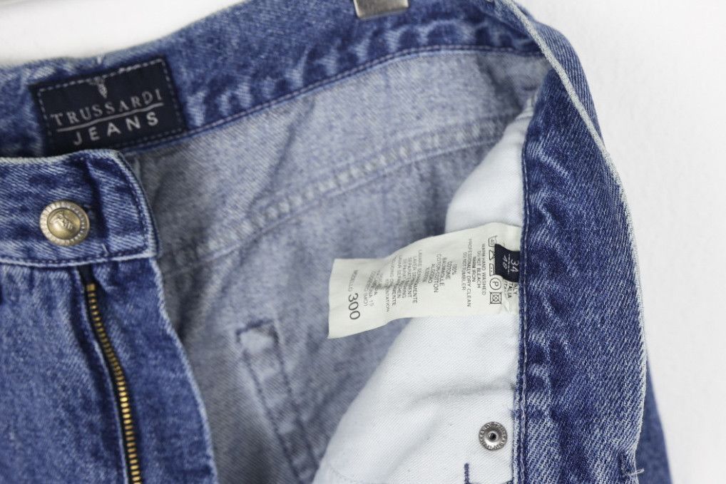 Trussardi × Vintage Vintage Trussardi Jeans Blue Washed Jeans Denim Pants Size US 32 / EU 48 - 7 Thumbnail