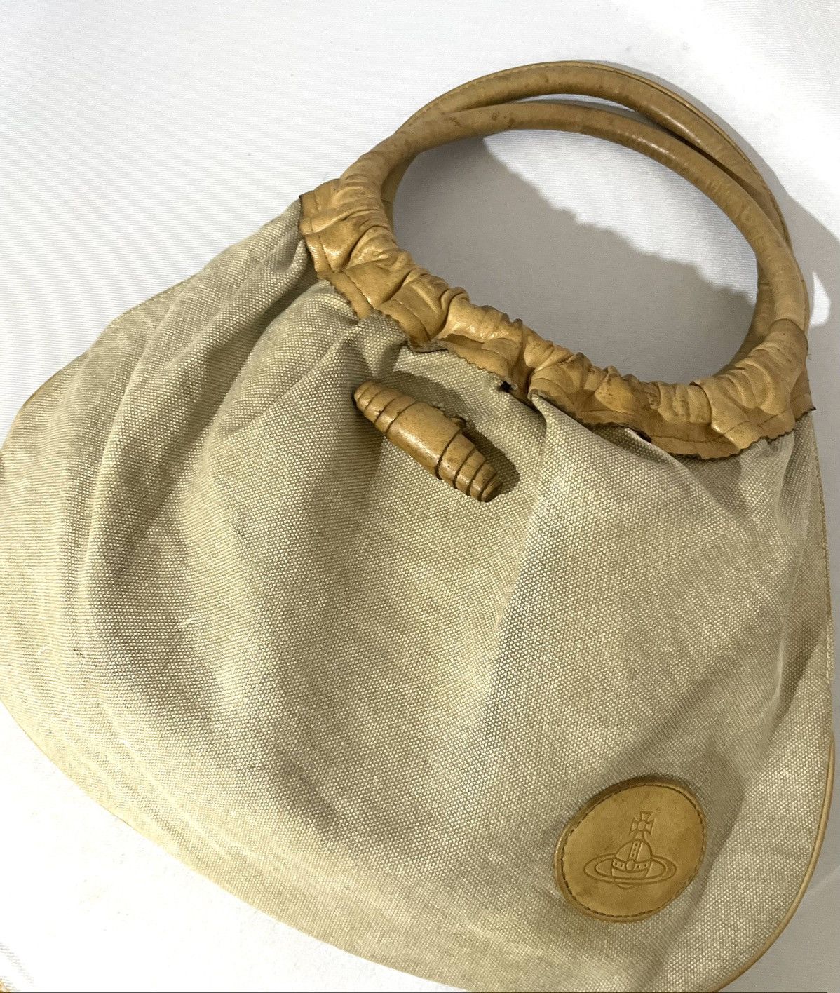 Vivienne Westwood Vintage Canvas Hobo Tote Bag - Medium Size ONE SIZE - 1 Thumbnail