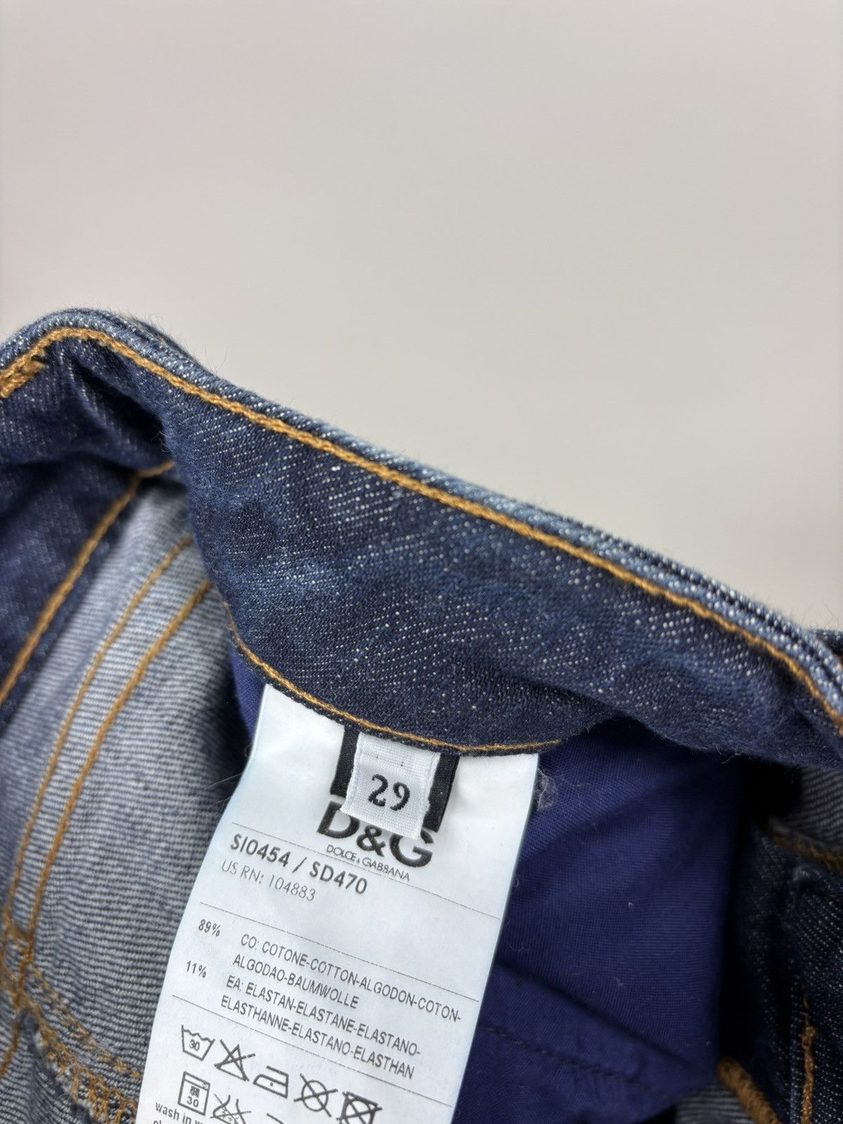 Designer × Dolce & Gabbana Womens denim skirt Dolce Gabbana Size 29 Color Blue Size 25" / US 0 / IT 36 - 10 Thumbnail
