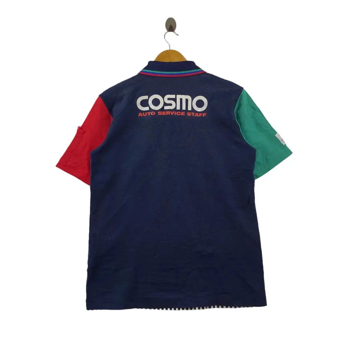 Vintage Vintage JDM Car Japan x COSMO Auto Service Pocket Tee Shirt Size US M / EU 48-50 / 2 - 3 Thumbnail