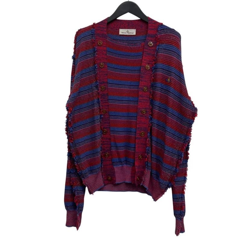 Vivienne Westwood Side panel striped knit sweater