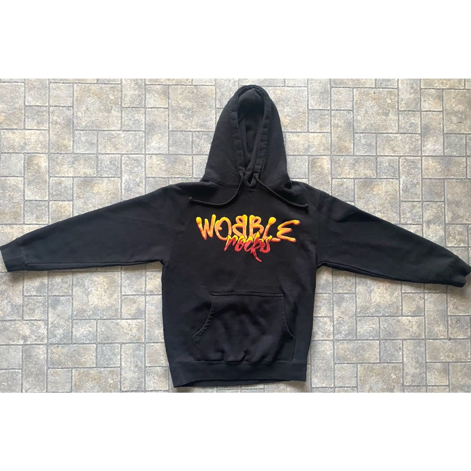 Vintage Ganja White Night Hoodie Mens Small Wobble Rocks Believe In Your Dreams Black Orange Black Elevation Red Rocks Amphitheatre 90s? Wait no. Size US S / EU 44-46 / 1 - 2 Thumbnail