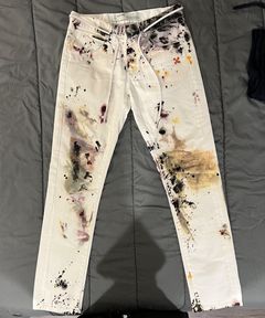 AMIRI paint-splatter skinny jeans – TOPDROP-NEWYORK