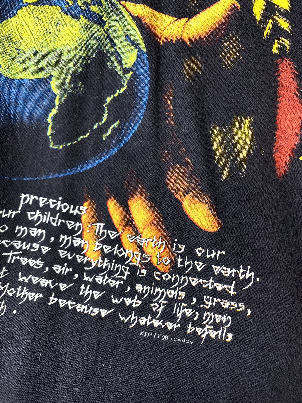 Band Tees 💥Rare! 80-90’s Vintage Indian Spirit Boxy T Shirt 3d Emblem Size US XL / EU 56 / 4 - 4 Thumbnail