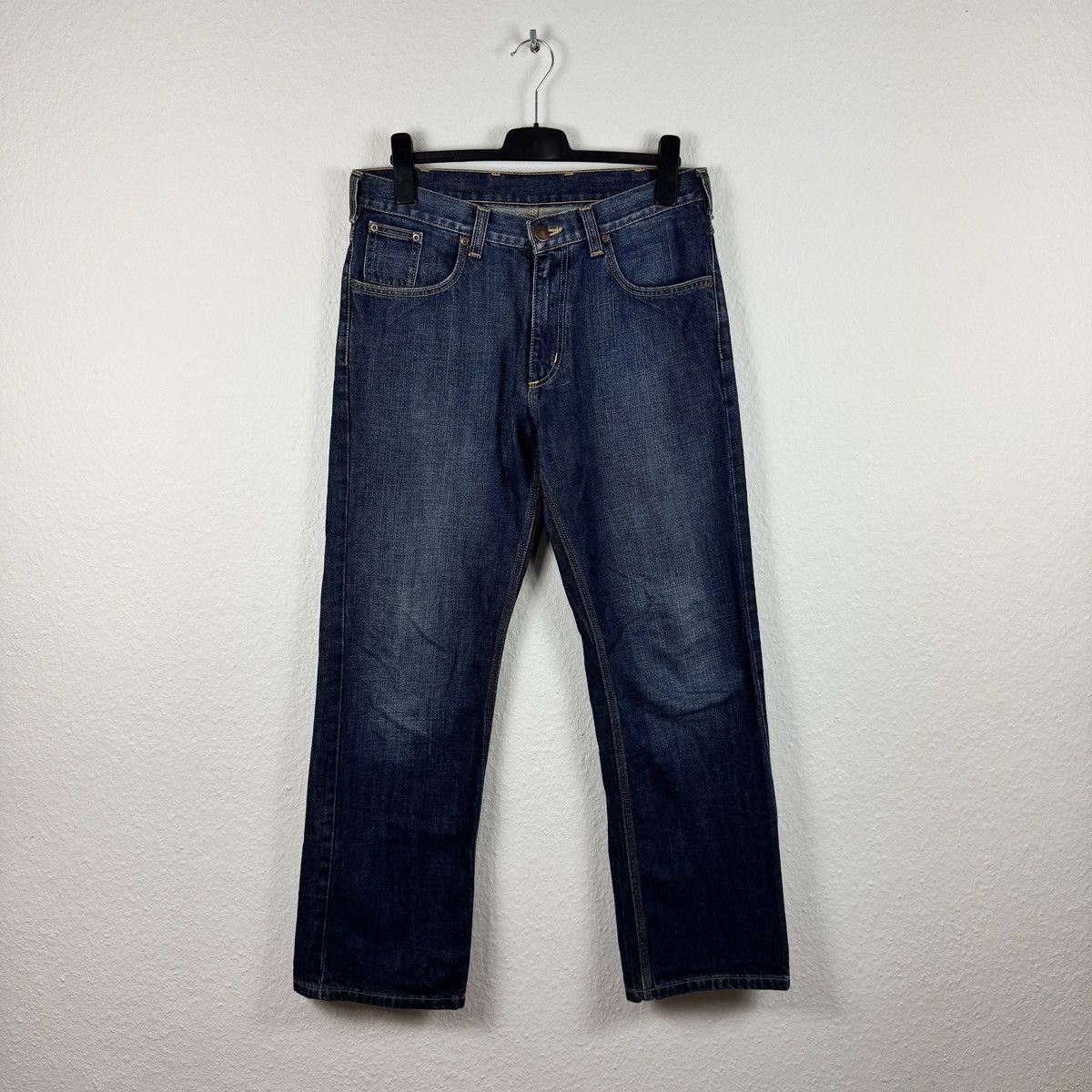 Carhartt × Carhartt Wip Men’s Carhartt Regular Fit Blue Denim Jeans Size 34x32 Size US 34 / EU 50 - 2 Thumbnail