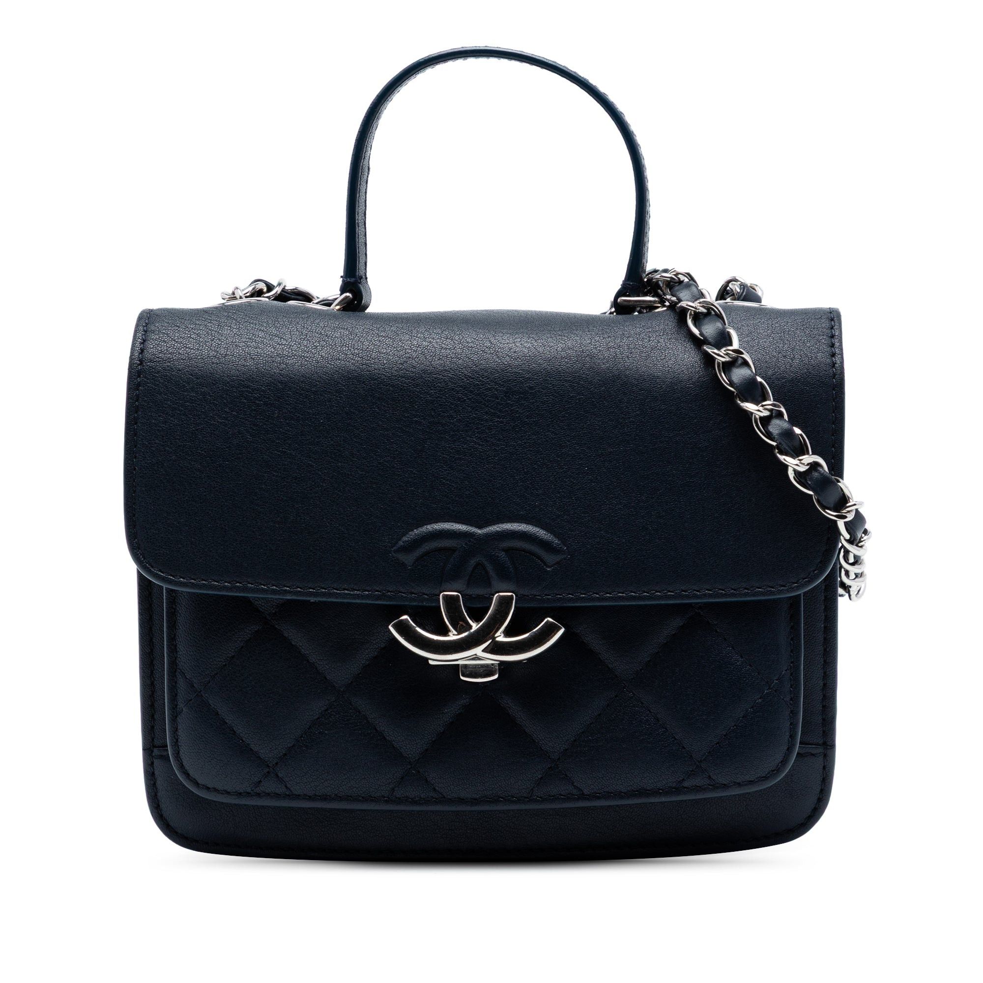 Chanel Small Quilted Goatskin CC Box Flap Size ONE SIZE - 1 Thumbnail