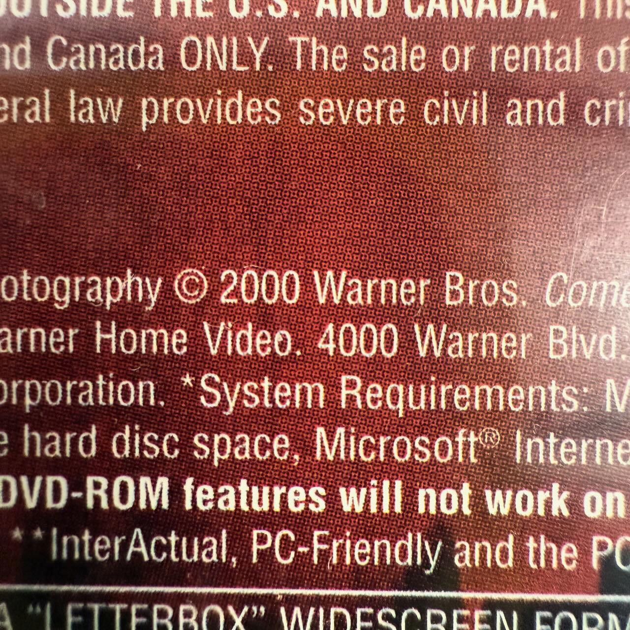 Warner Bros VINTAGE Romeo Must Die DVD 2000 Jet Li Aaliyah SEALED NOS Size ONE SIZE - 4 Thumbnail
