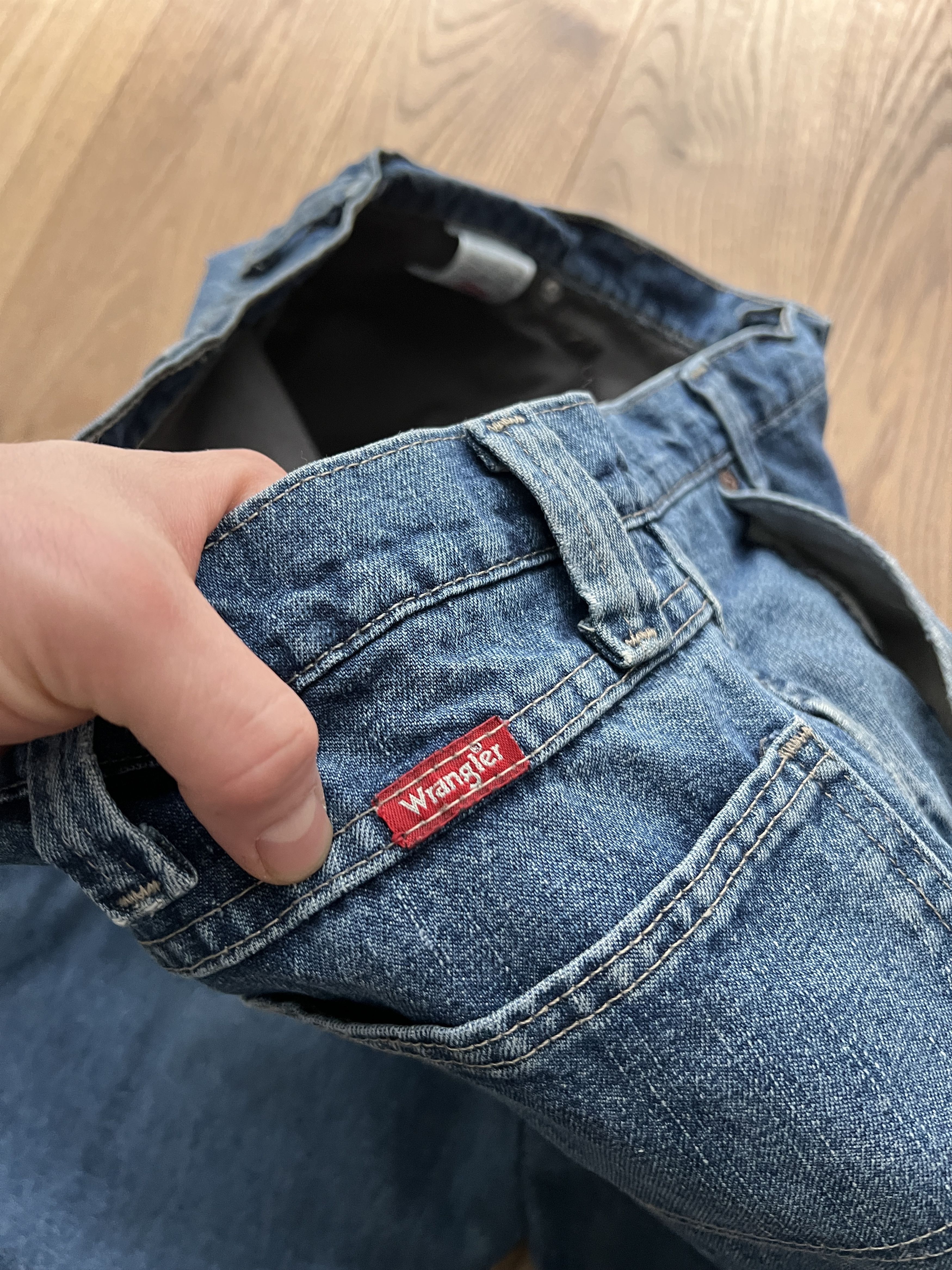 Wrangler Crazy! Wrangler vintage 90s carpenter fleece denim workpants Size US 36 / EU 52 - 8 Thumbnail