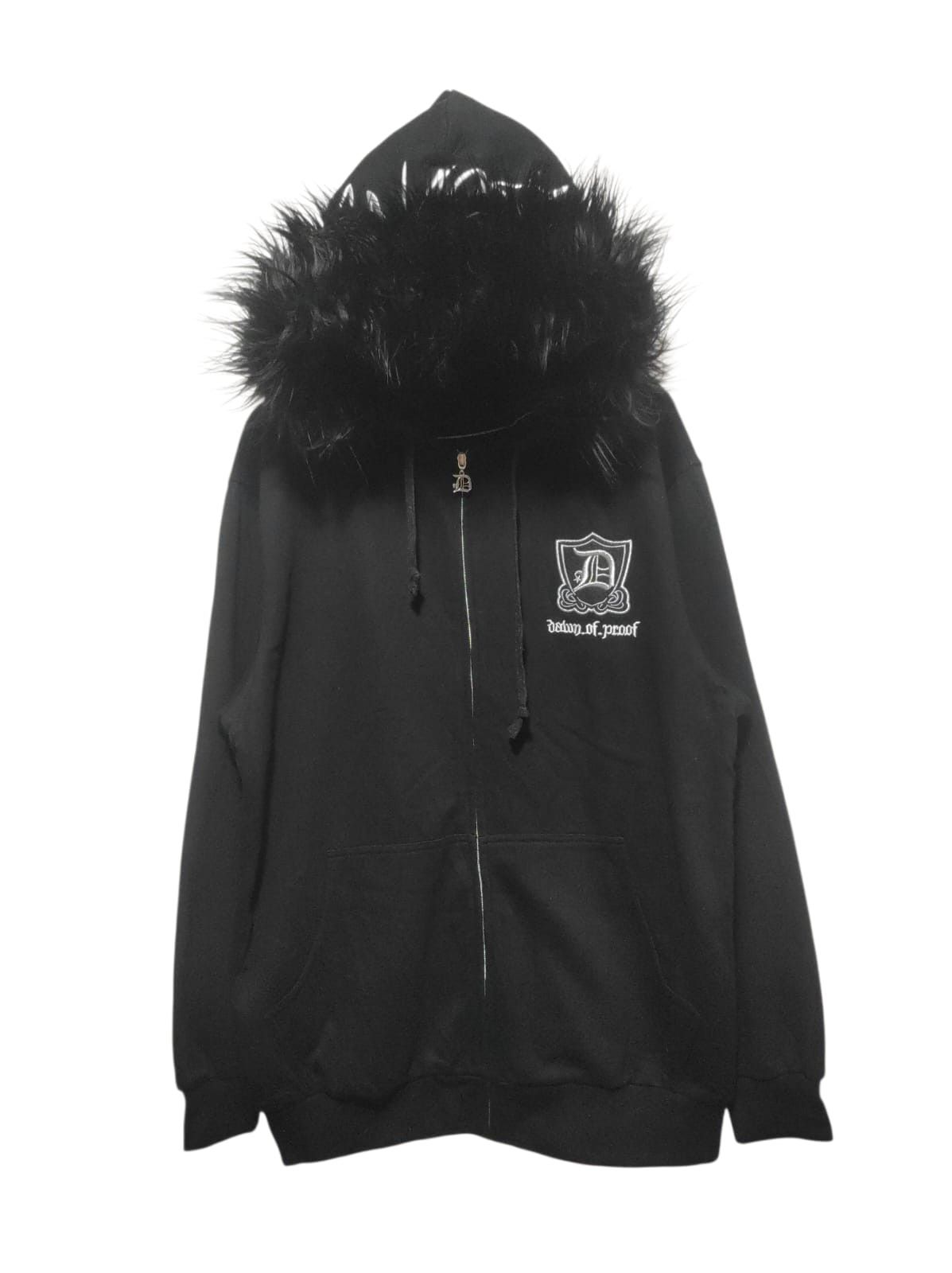 If Six Was Nine Thug Life Black Zip Fur Hoodie IfSixWasNine LGB style Size US XXL / EU 58 / 5 - 2 Thumbnail