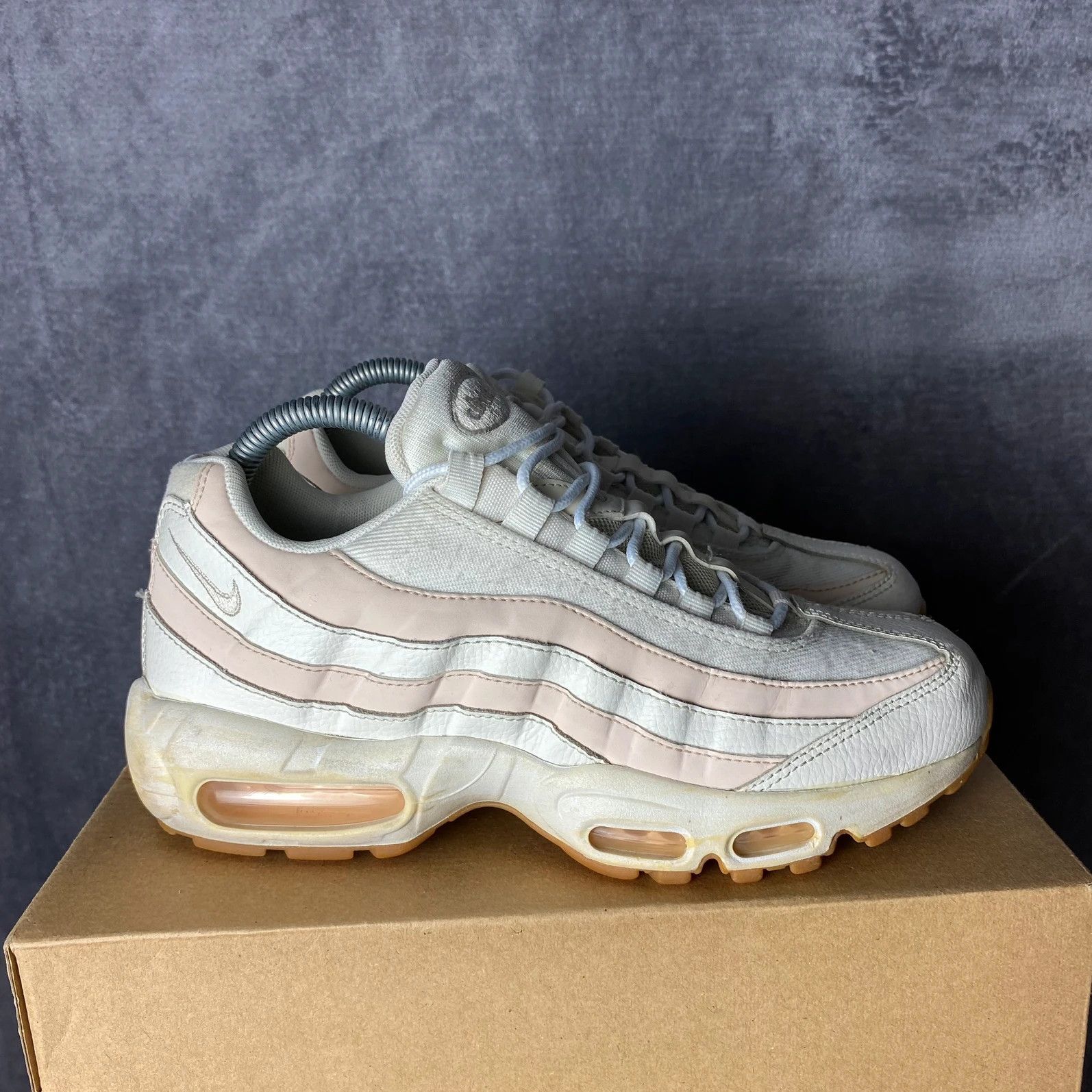 Nike Nike Air Max 95 white powder pink sneakers Size US 10 / IT 40 - 6 Thumbnail