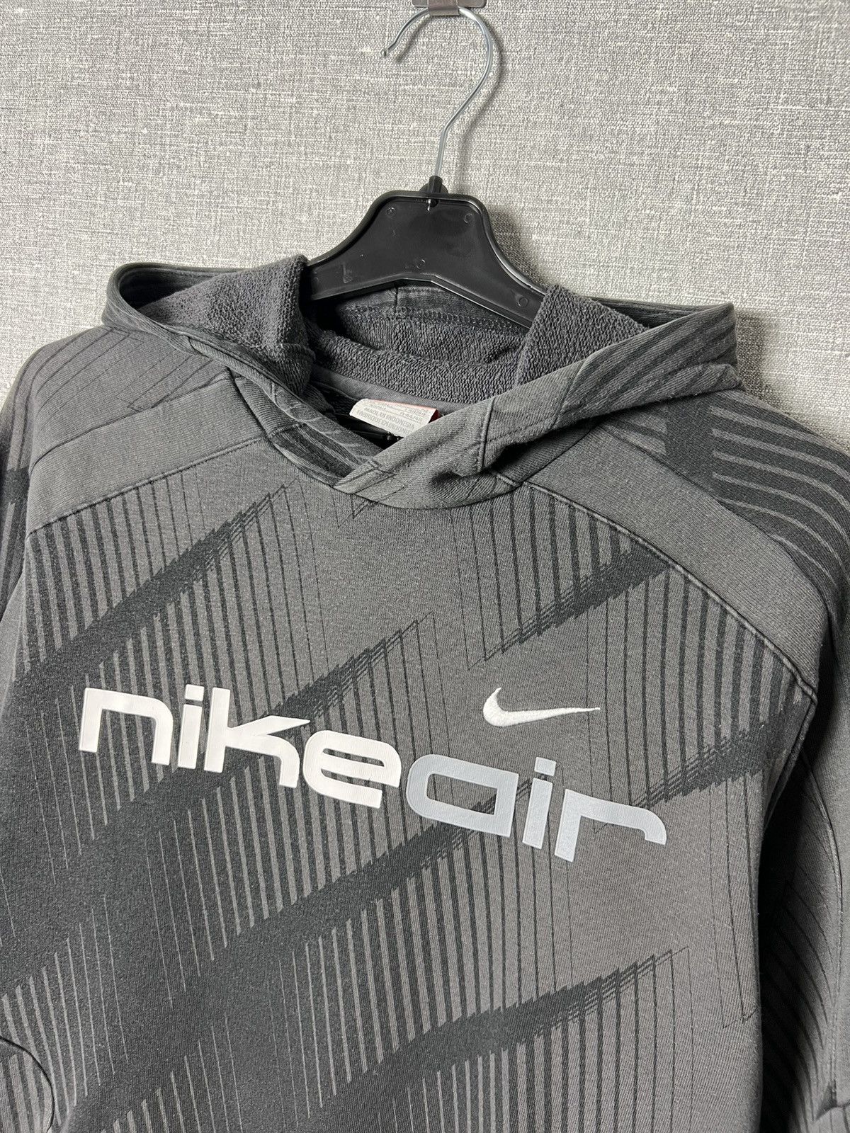 Nike 00s Vintage Nike Air Shadow All Over Printed Big Logo Hoodie Size US M / EU 48-50 / 2 - 11 Thumbnail
