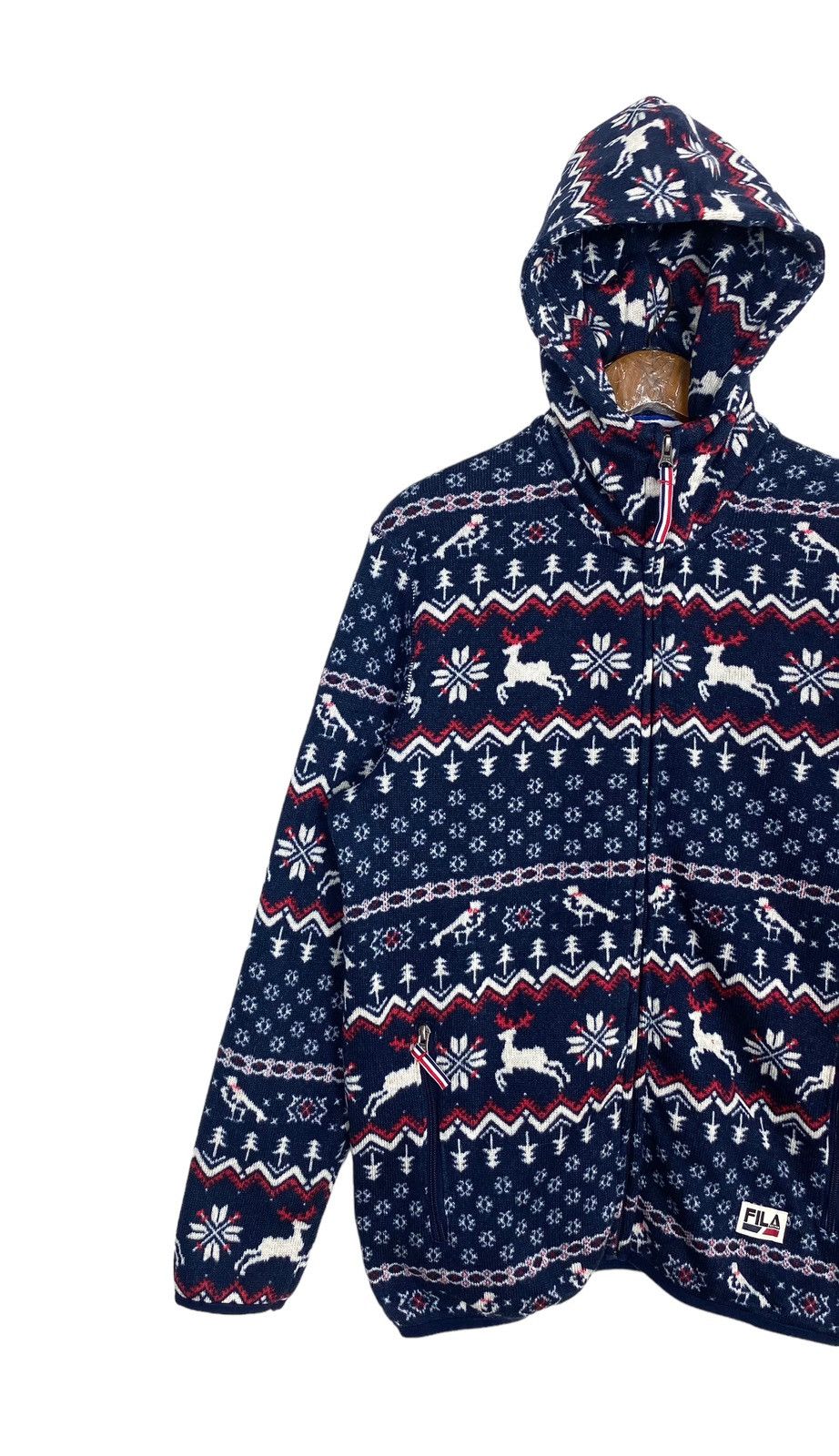 Fila Rare‼️ Fila Hoodie Christmas All Over Print Size US M / EU 48-50 / 2 - 2 Thumbnail