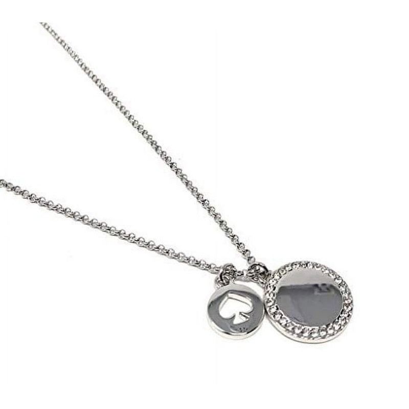 Kate Spade Kate Spade Spot The Spade Pave CZ Charm Pendant Necklace Size ONE SIZE - 9 Thumbnail