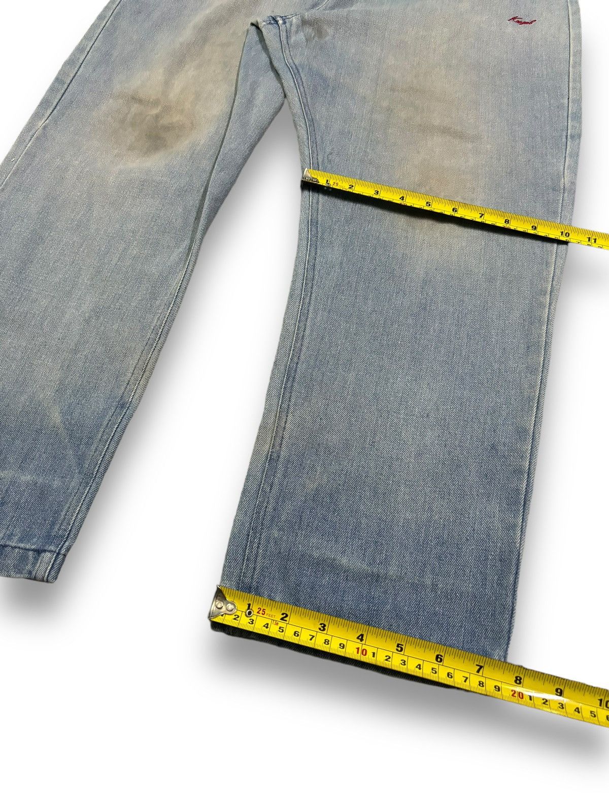 Kangol Vintage Kangol x Zip Five Loose Tapered Drop Crotch Jeans Size US 35 - 15 Thumbnail