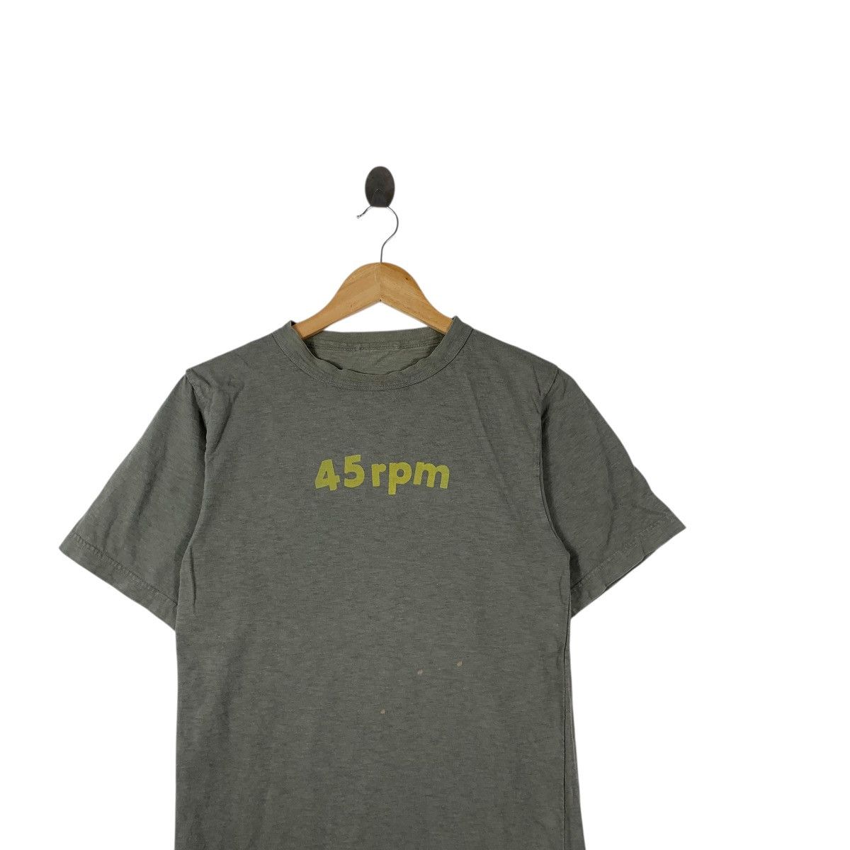 45rpm Vintage 45RPM STUDIO Natural Pure Dye Center Logo Tee Shirt Size XS / US 0-2 / IT 36-38 - 2 Thumbnail