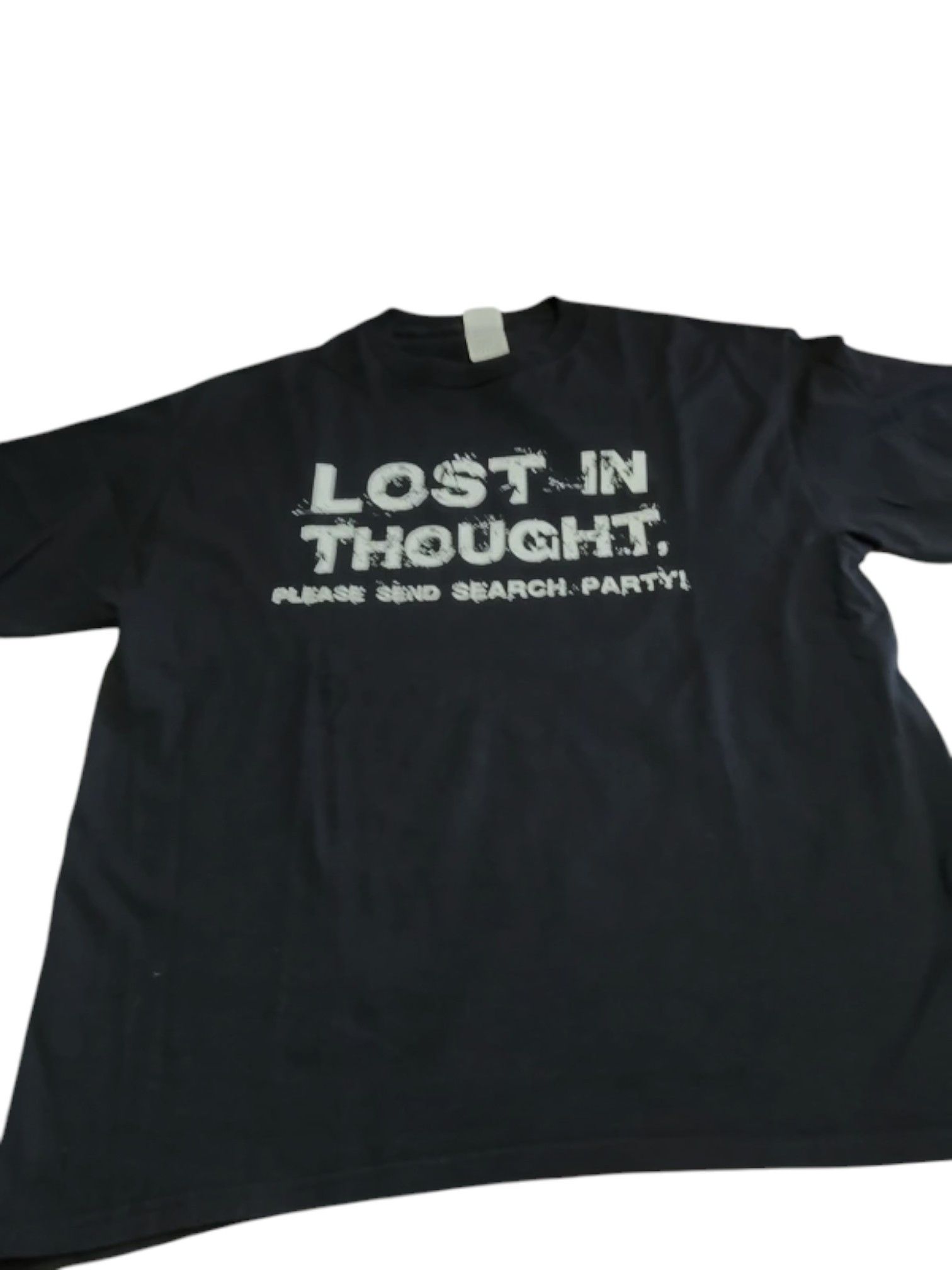 Vintage Delta Pro Weight “Lost in Thought” Graphic Tee, c. 2000s Size US L / EU 52-54 / 3 - 1 Thumbnail