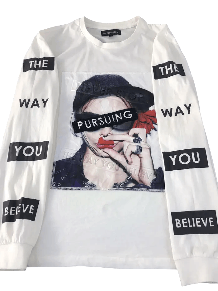 Hysteric Glamour In The Attic Pursuing Long Sleeve Tshirt Size US M / EU 48-50 / 2 - 1 Thumbnail