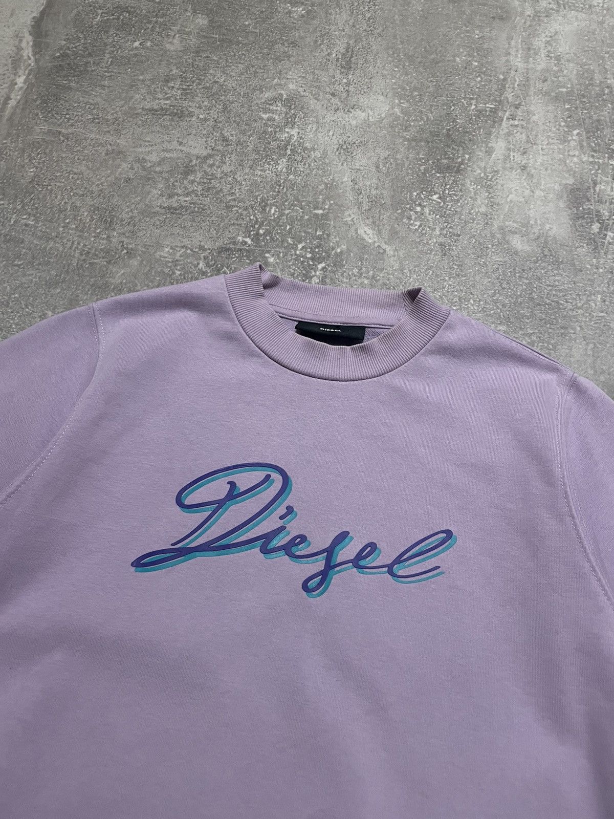 Diesel × Vintage Vintage Diesel Purple Sweatshirt Y2K Size S Size US S / EU 44-46 / 1 - 2 Thumbnail