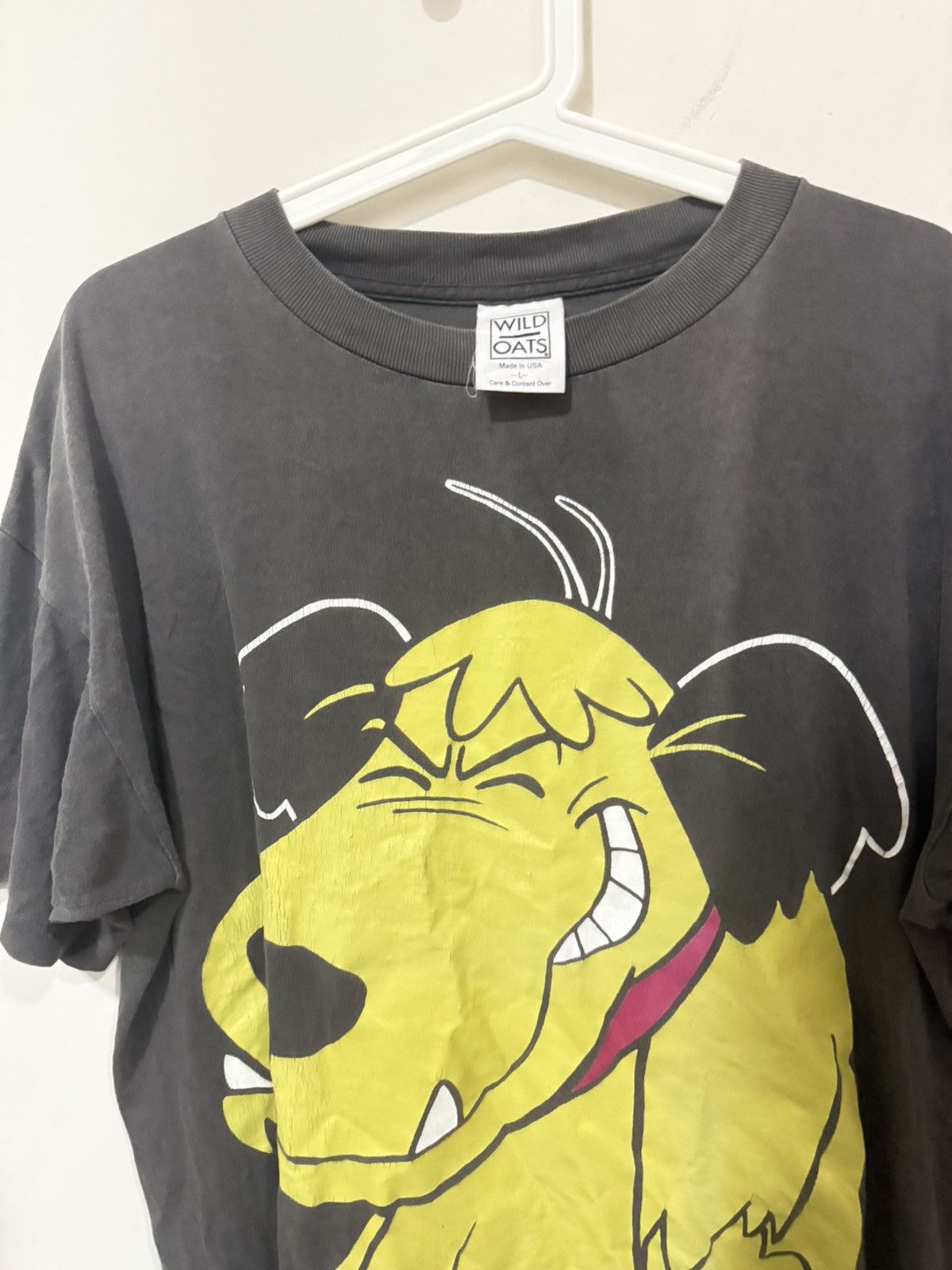 Vintage Vintage Sunfaded 90s Wacky Races Muttley T-Shirt Size US L / EU 52-54 / 3 - 3 Thumbnail