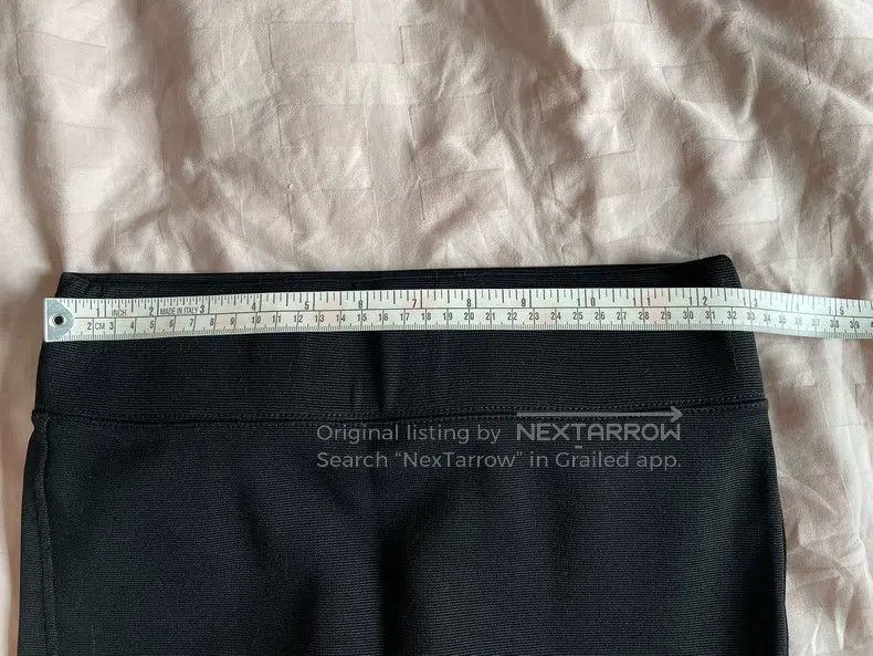Helmut Lang Helmut Lang size P Black pencil skirt Size 23" - 3 Thumbnail