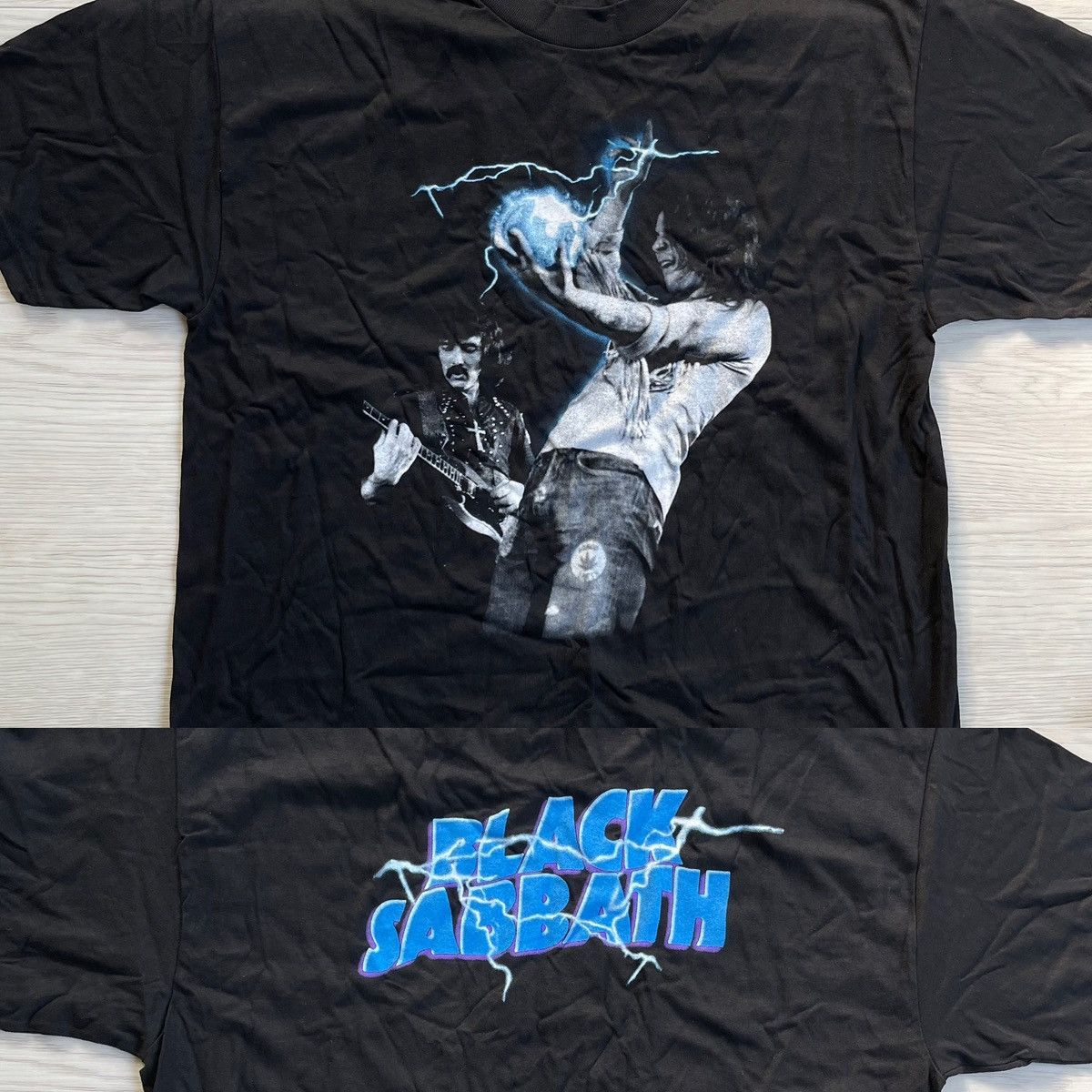Band Tees Black Sabbath Ozzy Osbourne Large T-Shirt 2001 vintage rare Size US L / EU 52-54 / 3 - 1 Thumbnail