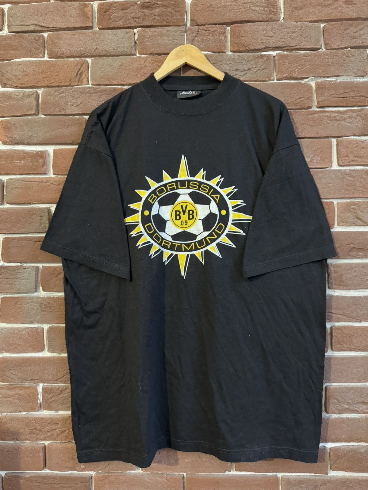 Vintage Rare Vintage 90s BVB Borussia Dortmund Football Tshirt XL Size US XL / EU 56 / 4 - 1 Thumbnail