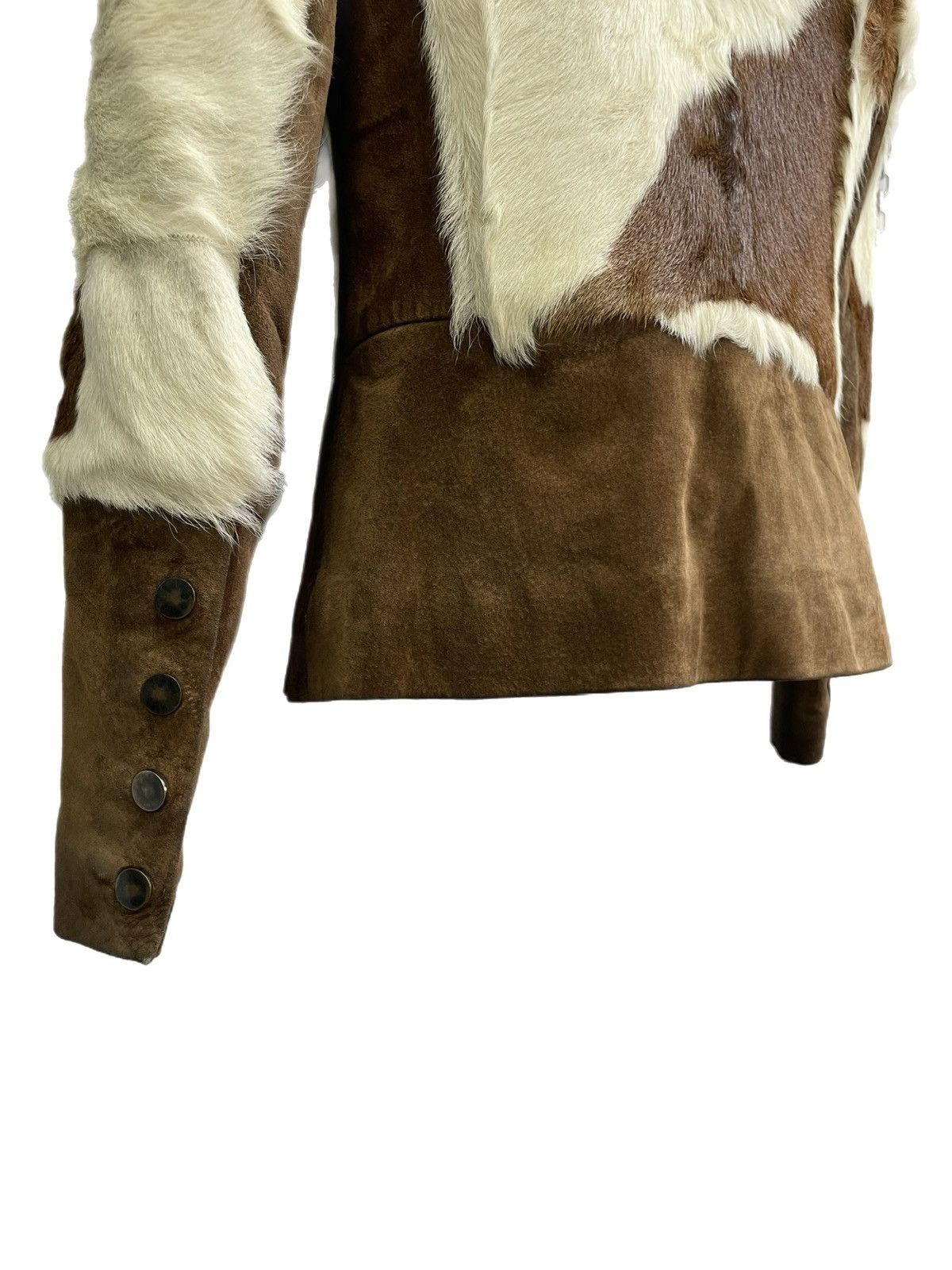 If Six Was Nine Hysteric glamour style brown fur fuzzy jacket vintage y2k Size L / US 10 / IT 46 - 9 Thumbnail