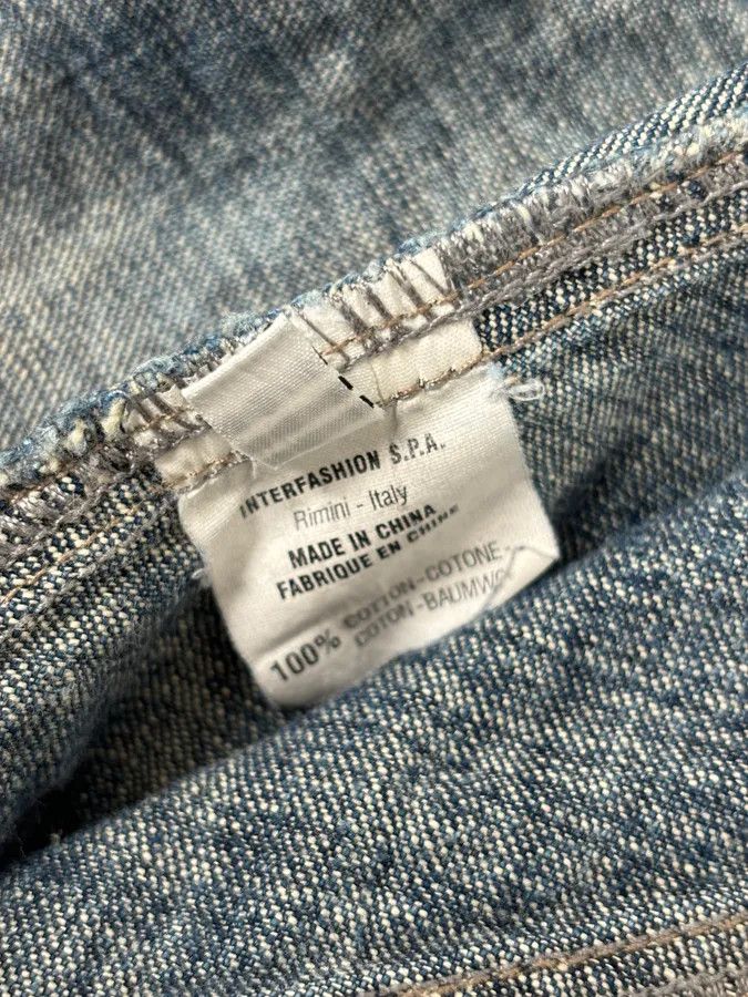 Marithe + Francois Girbaud FW2002 Marithé + François Girbaud Blue Faded Light Denim Jacket Size US S / EU 44-46 / 1 - 14 Thumbnail