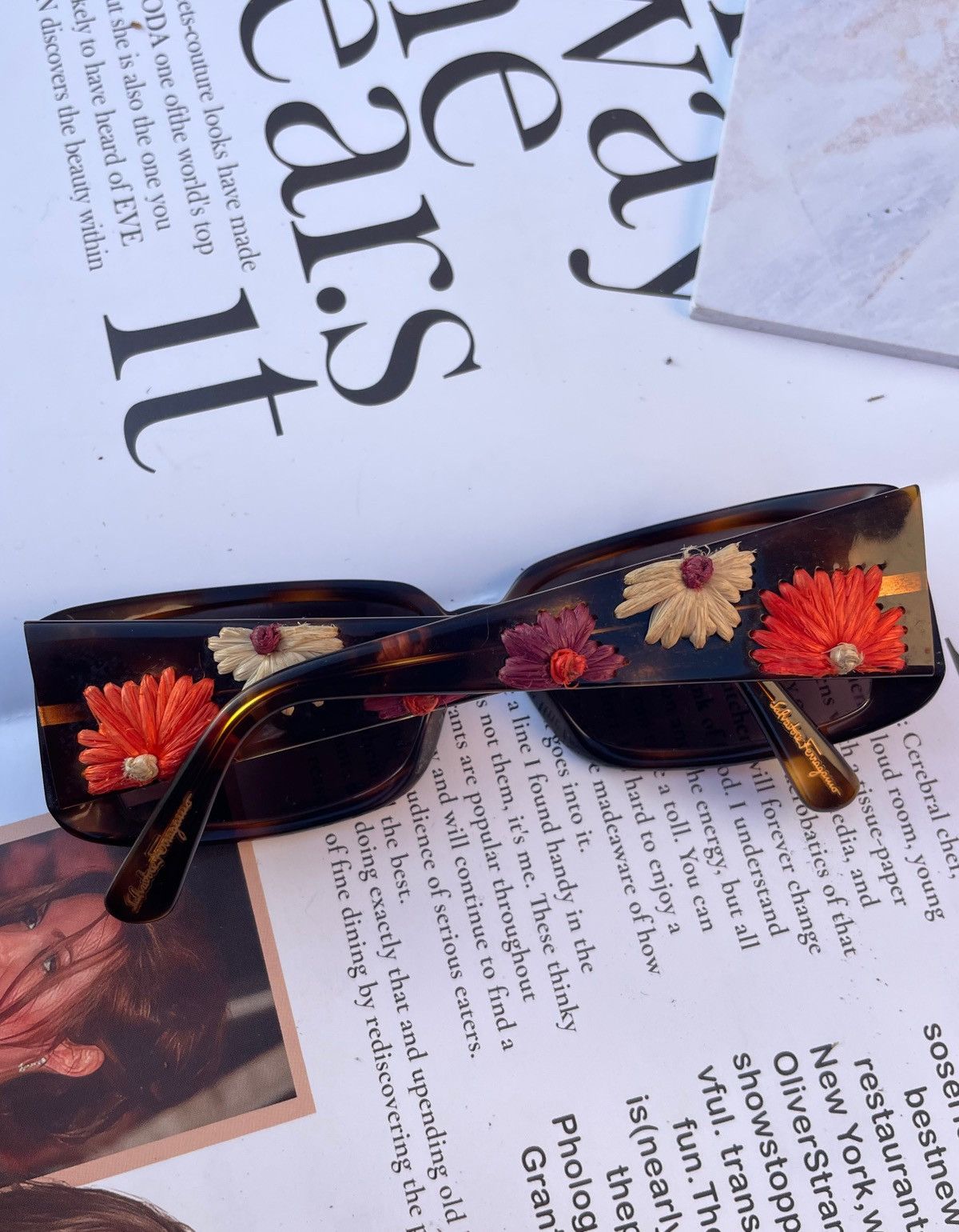 Salvatore Ferragamo Salvatore Ferragamo vintage hand made sunglasses Size ONE SIZE - 17 Thumbnail