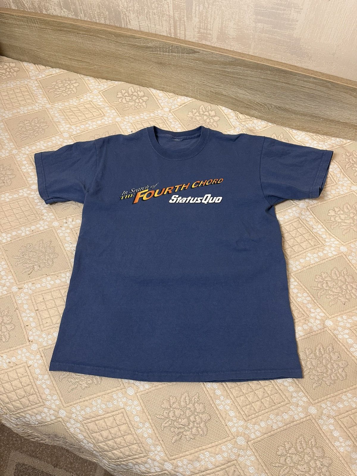 Band Tees 🔥 Status Quo In Search of the Fourth Chord 2007 Rock T Shirt Size US M / EU 48-50 / 2 - 6 Thumbnail