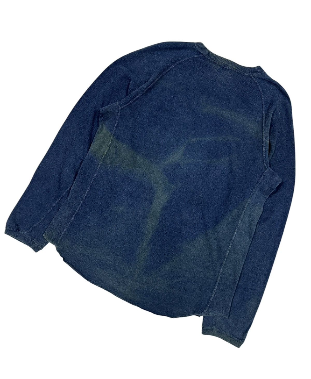 Pherrow's Storm Blue Pherrows Bros&Co Indigo Blue Sunfaded Sweatshirt Size US L / EU 52-54 / 3 - 11 Thumbnail