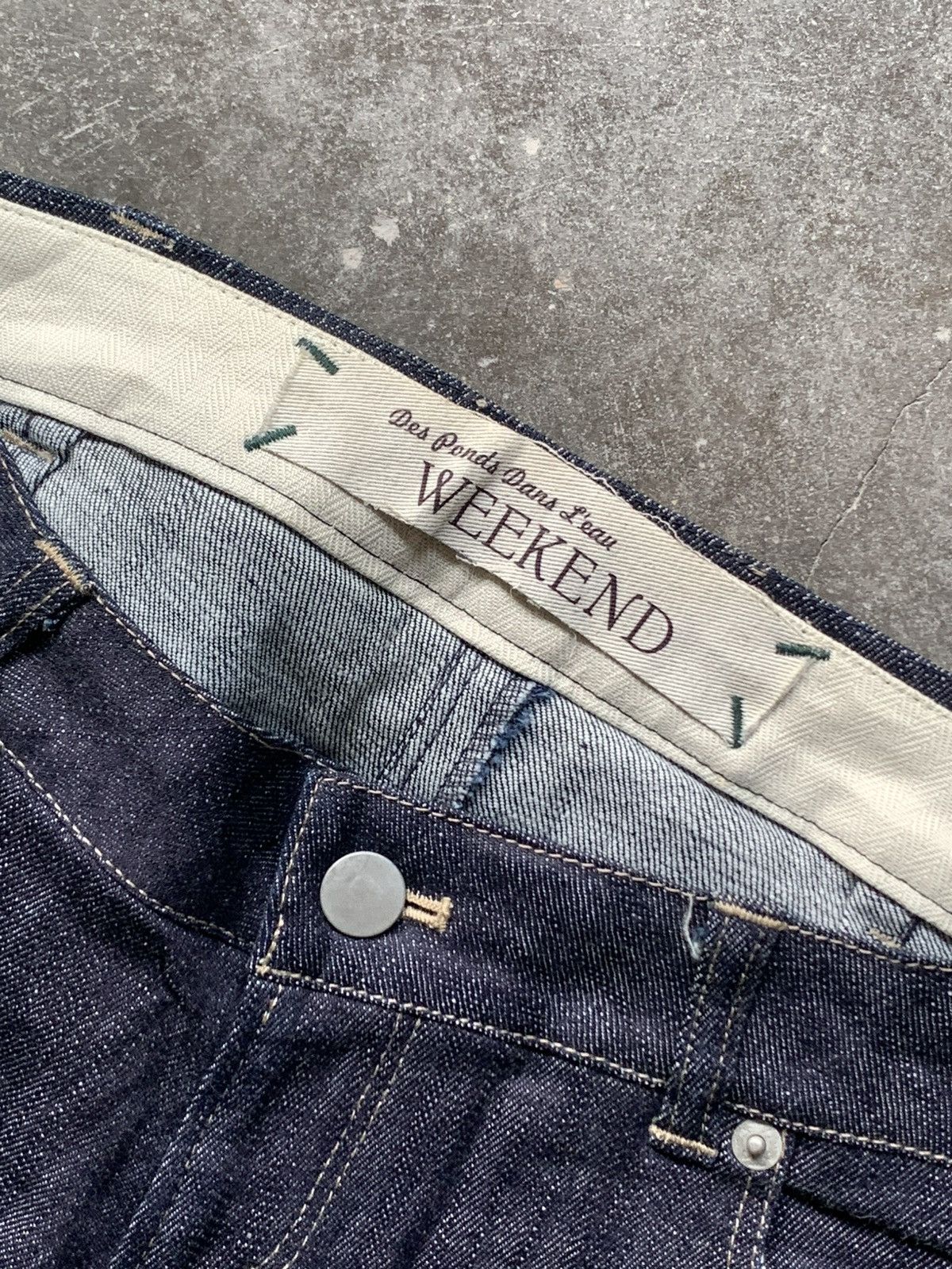 Japanese Brand × Vintage Weekend Denim Jeans Size 30" / US 8 / IT 44 - 4 Thumbnail