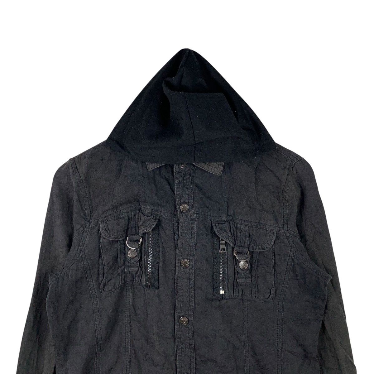 In The Attic × Japanese Brand IN THE ATTIC Japanese Brand Casualwear Hoodie Shirts Size M / US 6-8 / IT 42-44 - 4 Thumbnail