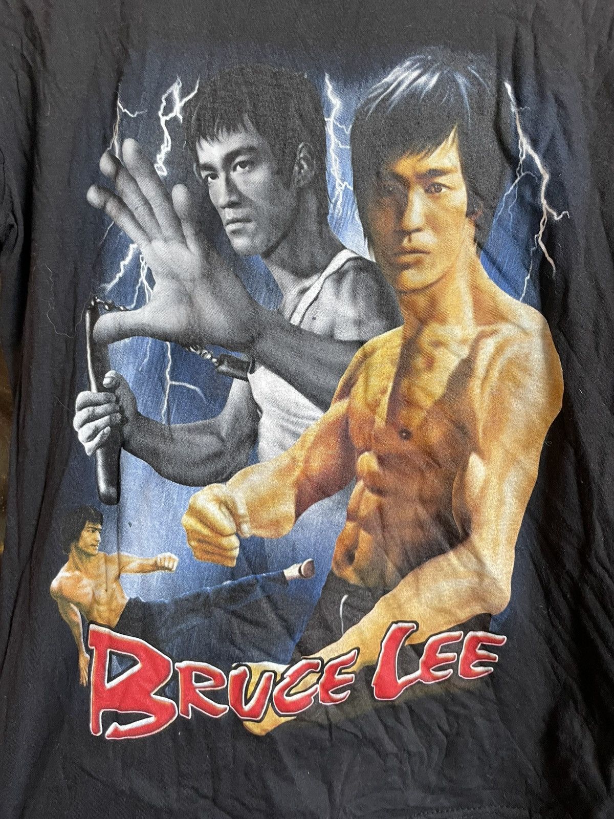 Vintage Vintage 90s BRUCE LEE MOVIE TEE T SHIRT Size US S / EU 44-46 / 1 - 2 Thumbnail
