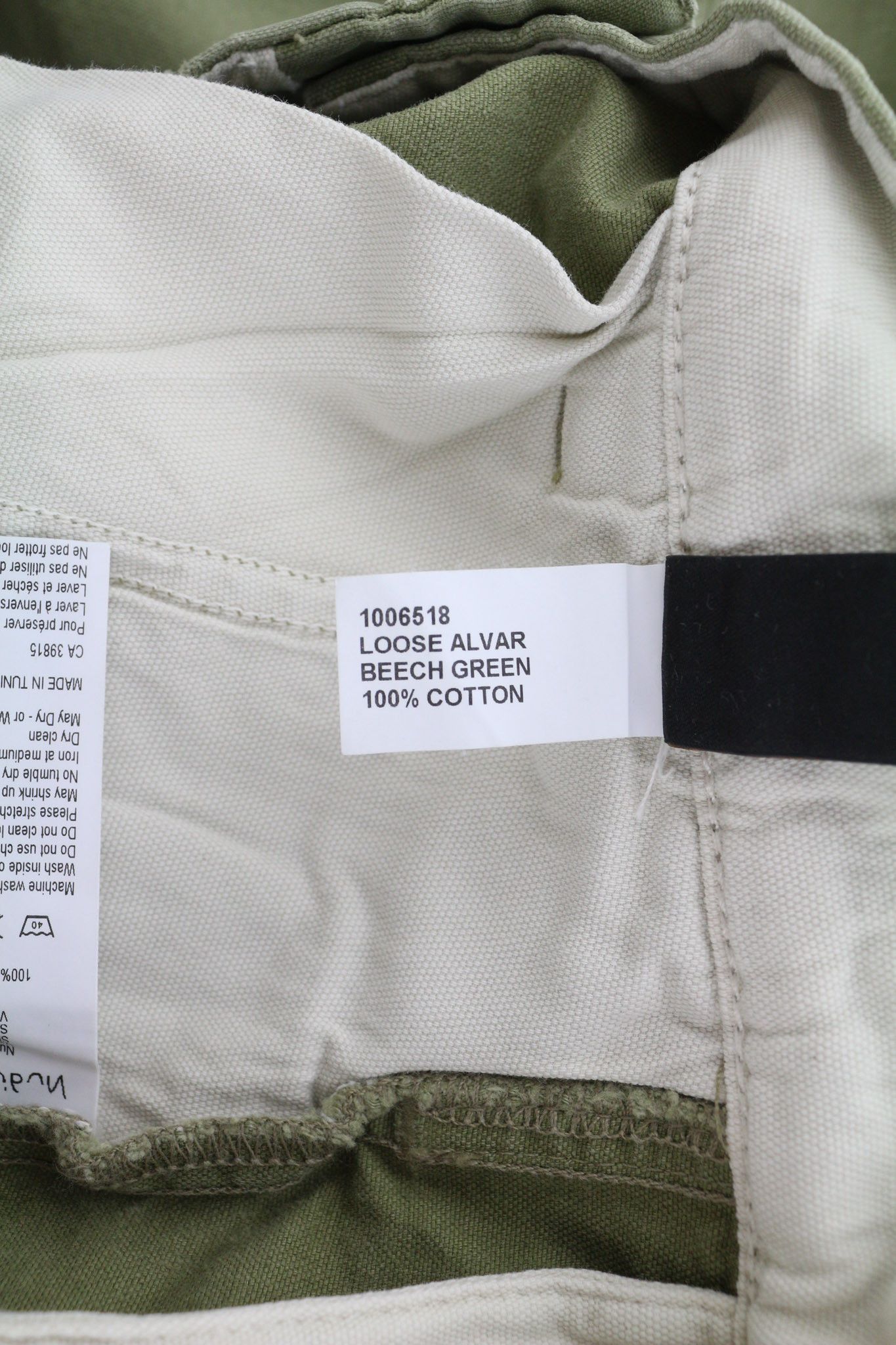 Nudie Jeans LOOSE ALVAR W27/L32 Beech Green Washed Jeans 82577 Size 27" / US 4 / IT 40 - 7 Thumbnail