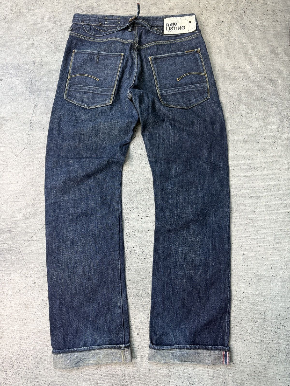 G-Star G-Star Raw US first USA denim indigo blue selvedge denim Size US 32 / EU 48 - 2 Thumbnail