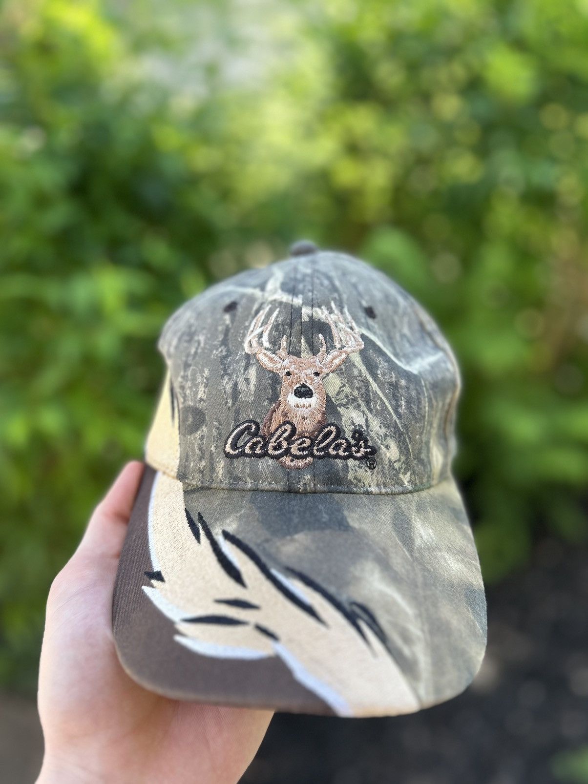 Cabelas × Vintage Vintage 90s Cabelas Embroidered Hat Size ONE SIZE - 1 Thumbnail