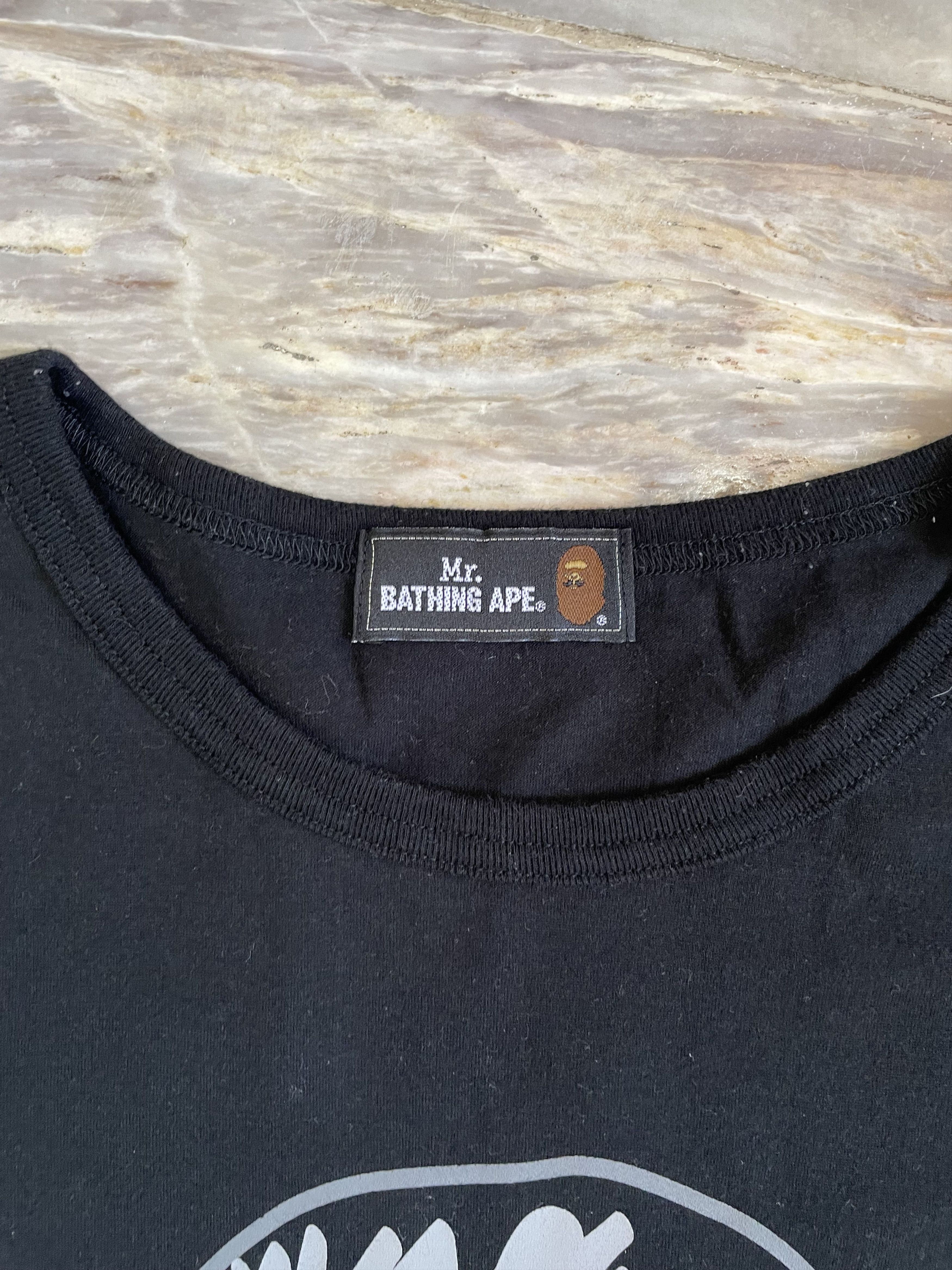 Bape Mr Bathing Ape - Biglogo Tee Size US L / EU 52-54 / 3 - 3 Thumbnail