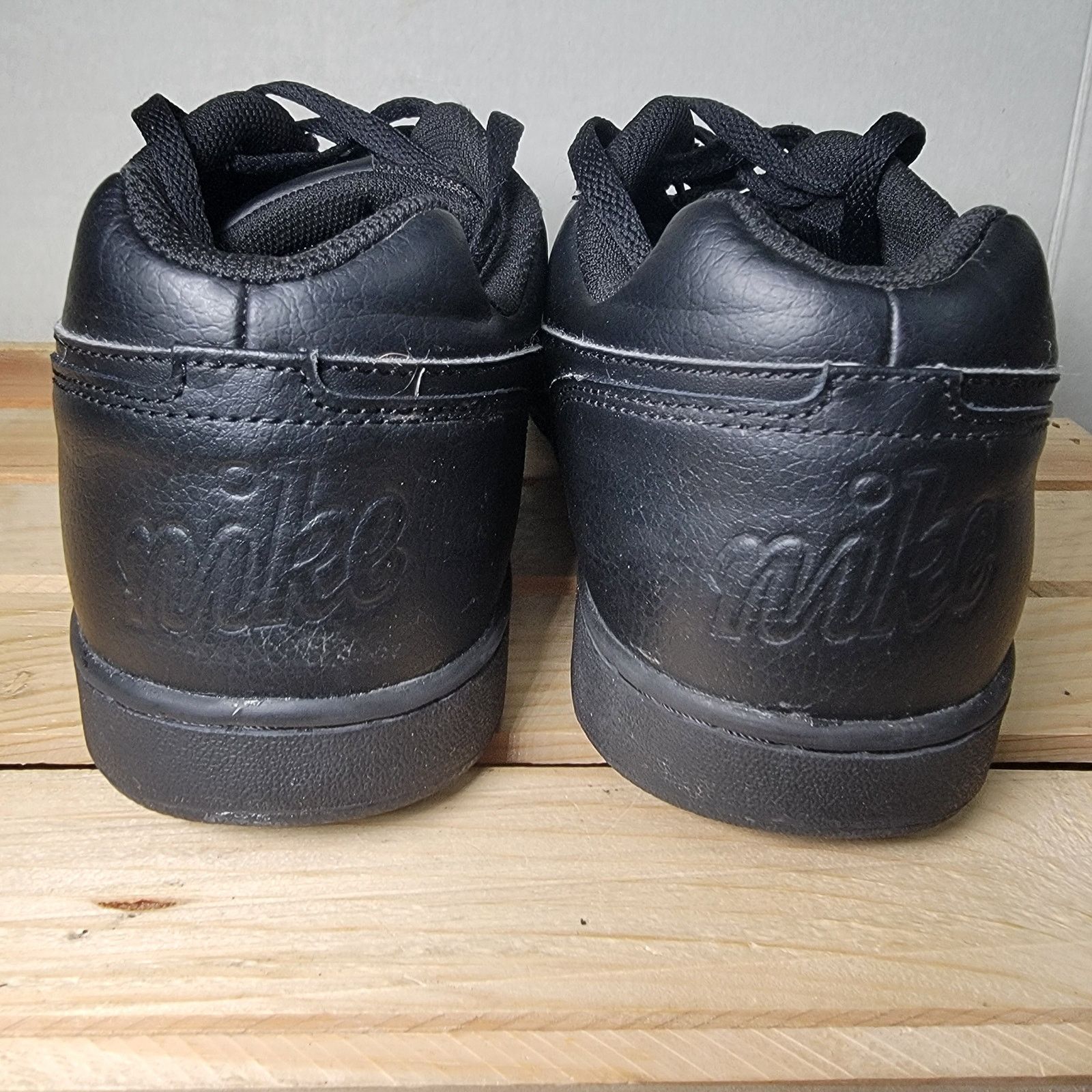 Nike Nike Ebernon Low Triple Black 1980s Basketball Retro - 11.5 Size US 11.5 / EU 44-45 - 4 Thumbnail