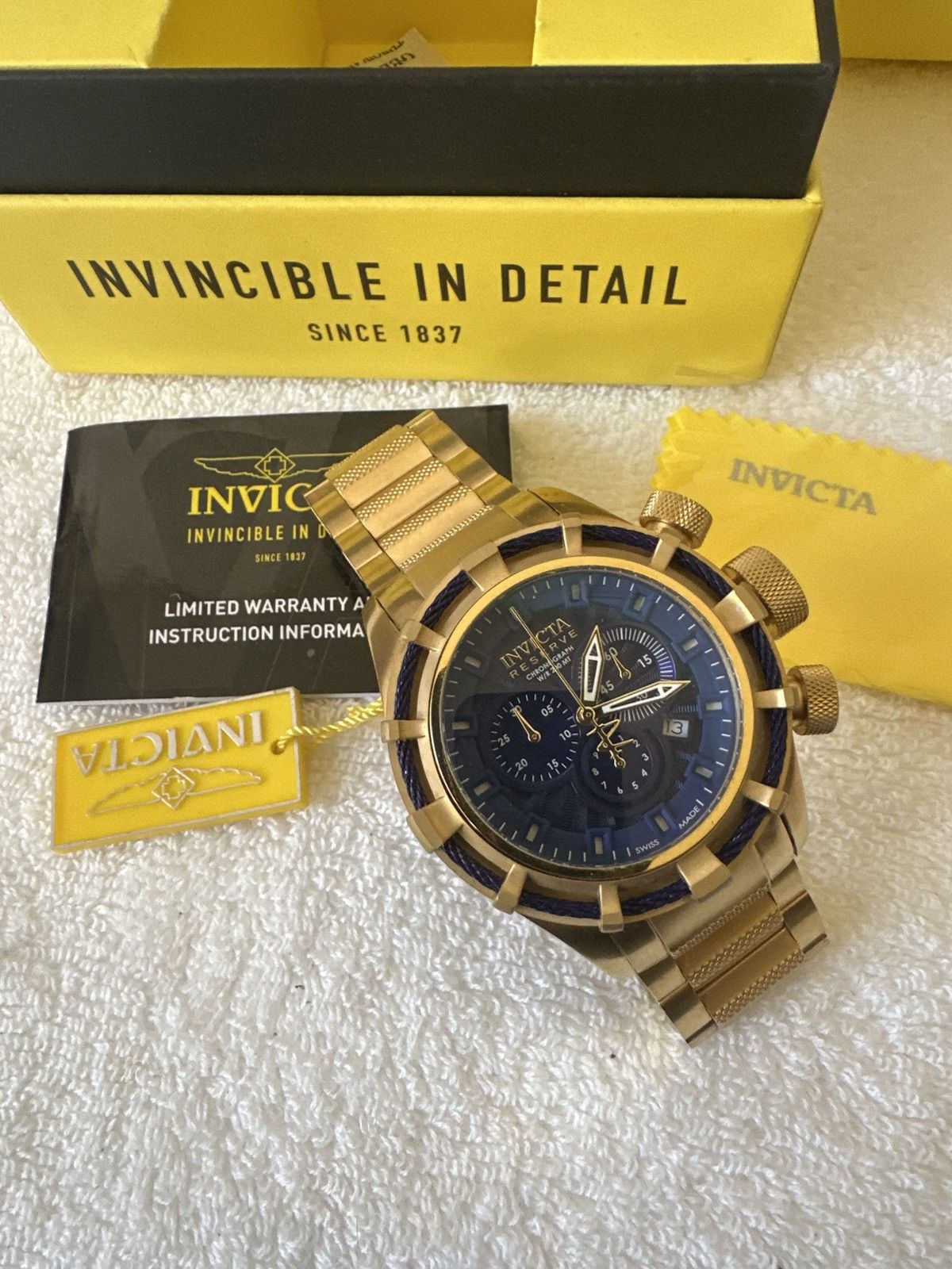 Invicta Invicta 19521 Bolt Quartz Chronograph Blue Dial Dive Watch Size ONE SIZE - 3 Thumbnail