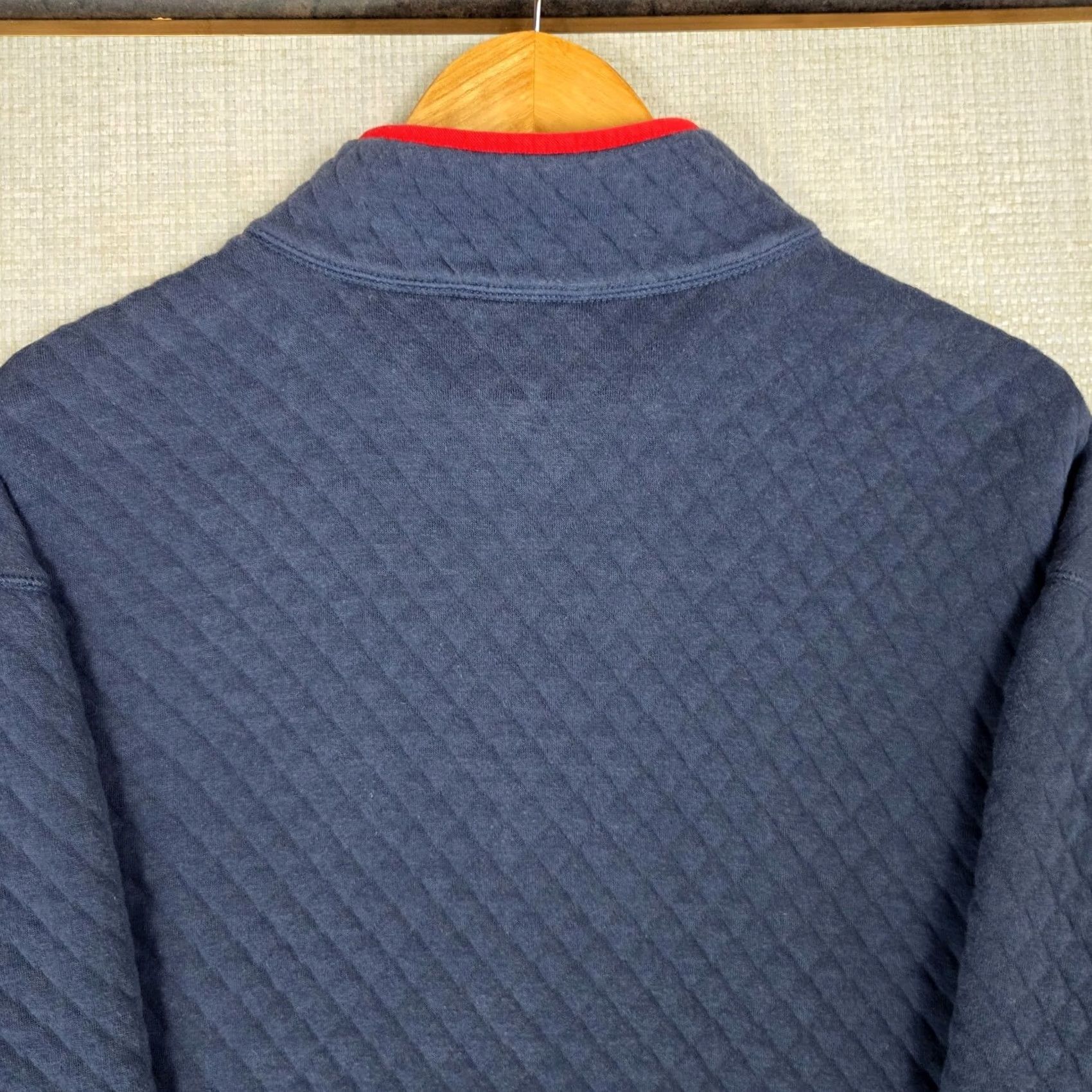 Brooks Brothers Brooks Brothers Men's 2XLT Quilted 1/2 Zip Pullover Sweatshirt Gray Cotton/Poly Size US XXL / EU 58 / 5 - 6 Thumbnail