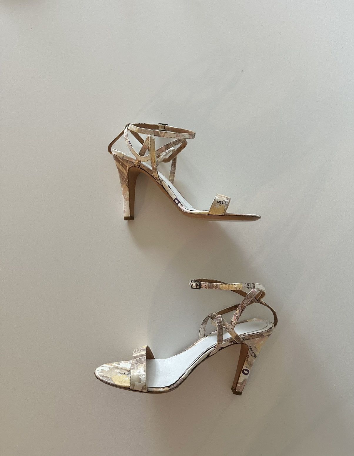 Maison Margiela RARE Maison Margiela Euro Note Banknote Sandals SS08 Archive Size US 10 / IT 40 - 3 Thumbnail