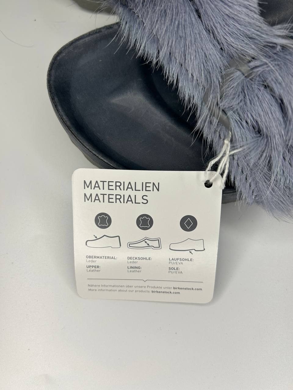 Birkenstock × Rick Owens Rick Owen’s X Birkenstock Faux Fur Slides (1450) Size US 6 / IT 36 - 2 Thumbnail