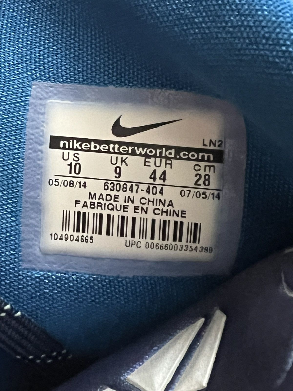 Nike Nike Kobe 9 Elite Brave Blue Size US 10 / EU 43 - 12 Thumbnail