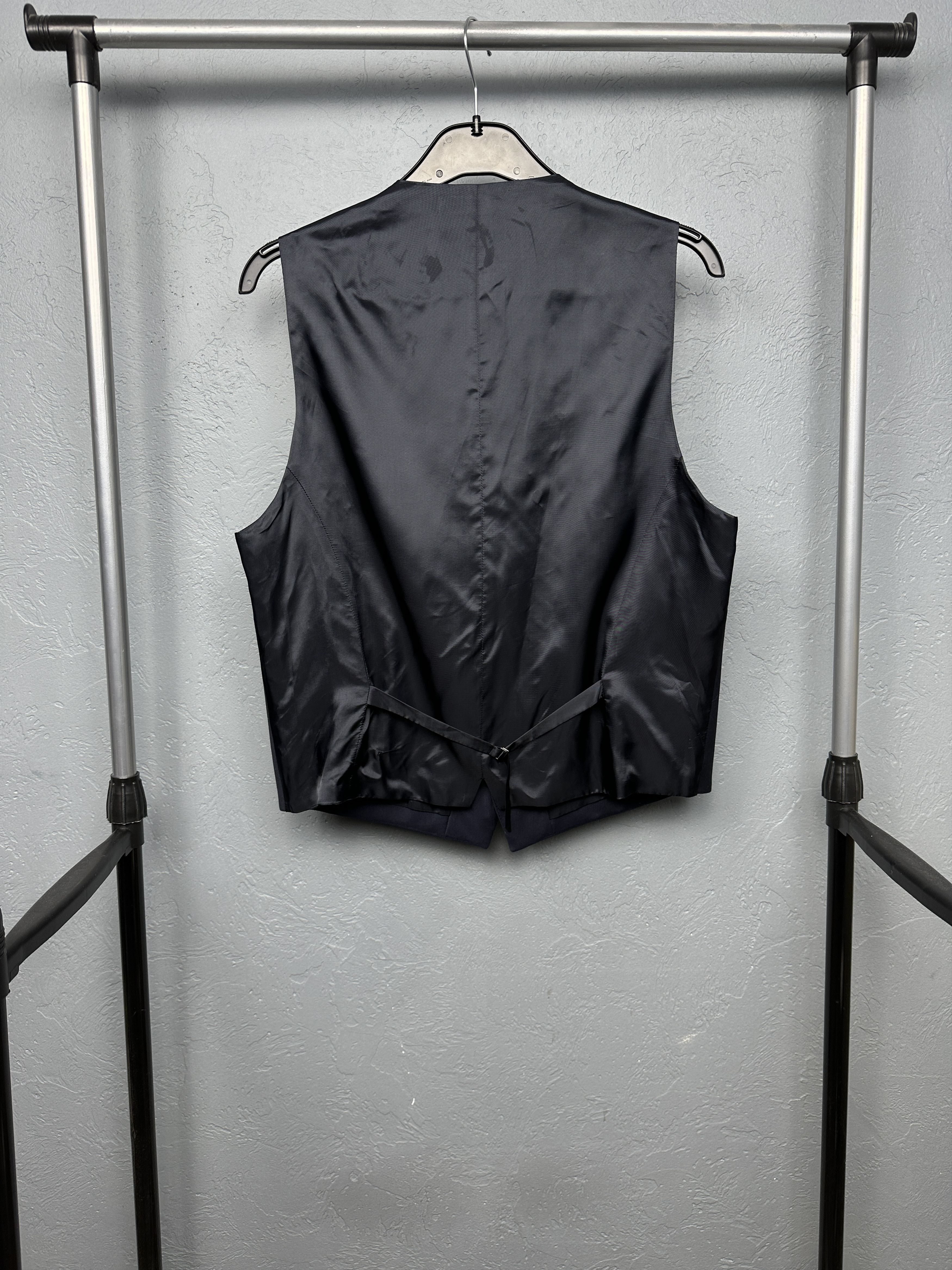 Hugo Boss Hugo Boss Mens Wool Waistcoat Vest Size 38L - 6 Thumbnail