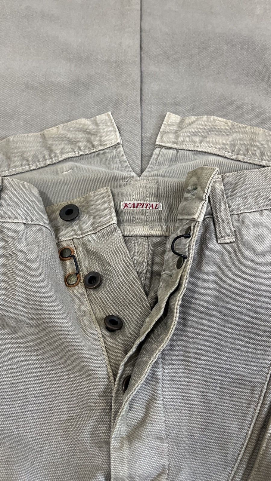 Kapital 90s KAPITAL Fishtail Buckle Back Western Pocket Pants Size US 32 / EU 48 - 6 Thumbnail