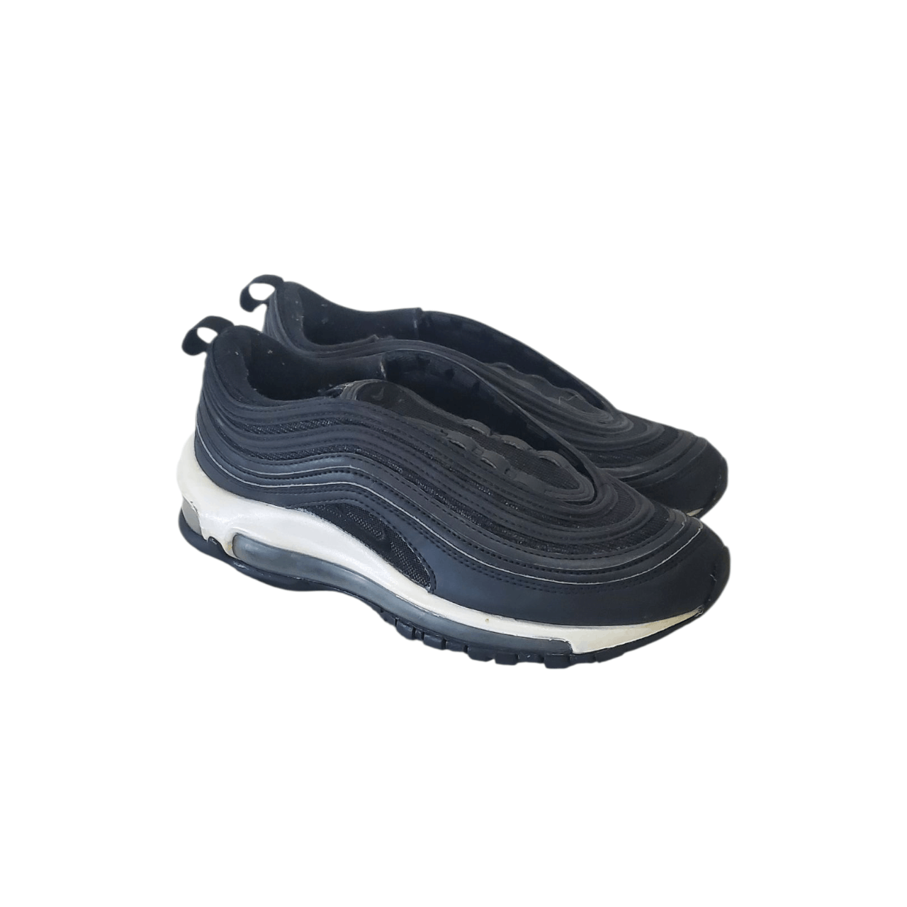 Nike Nike Air Max 97 Black/White Shoes (Womens) *NO LACES* Size US 6 / IT 36 - 1 Thumbnail